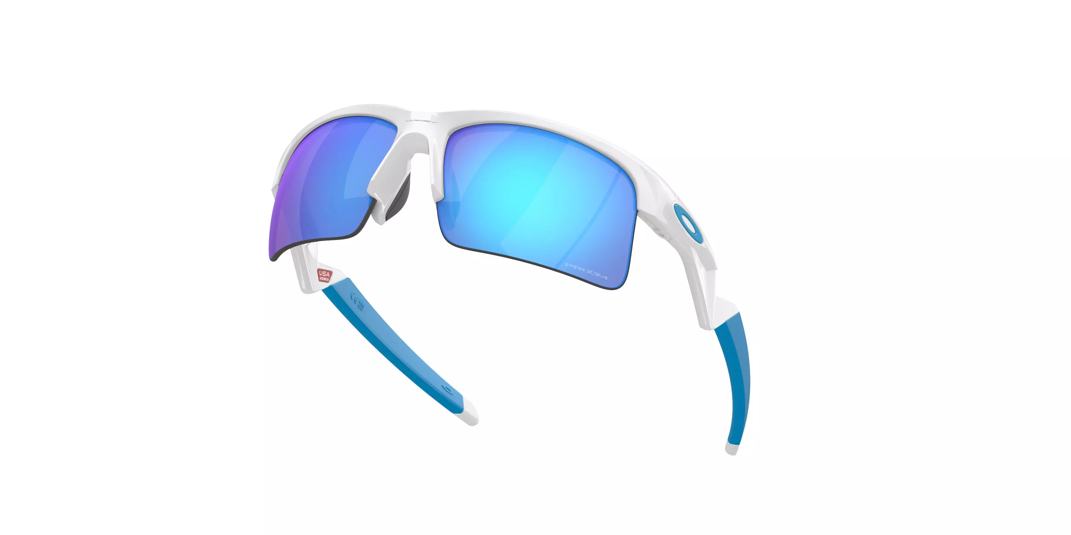 Oakley Youth Capacitor Sunglasses - WHITE/BLUE