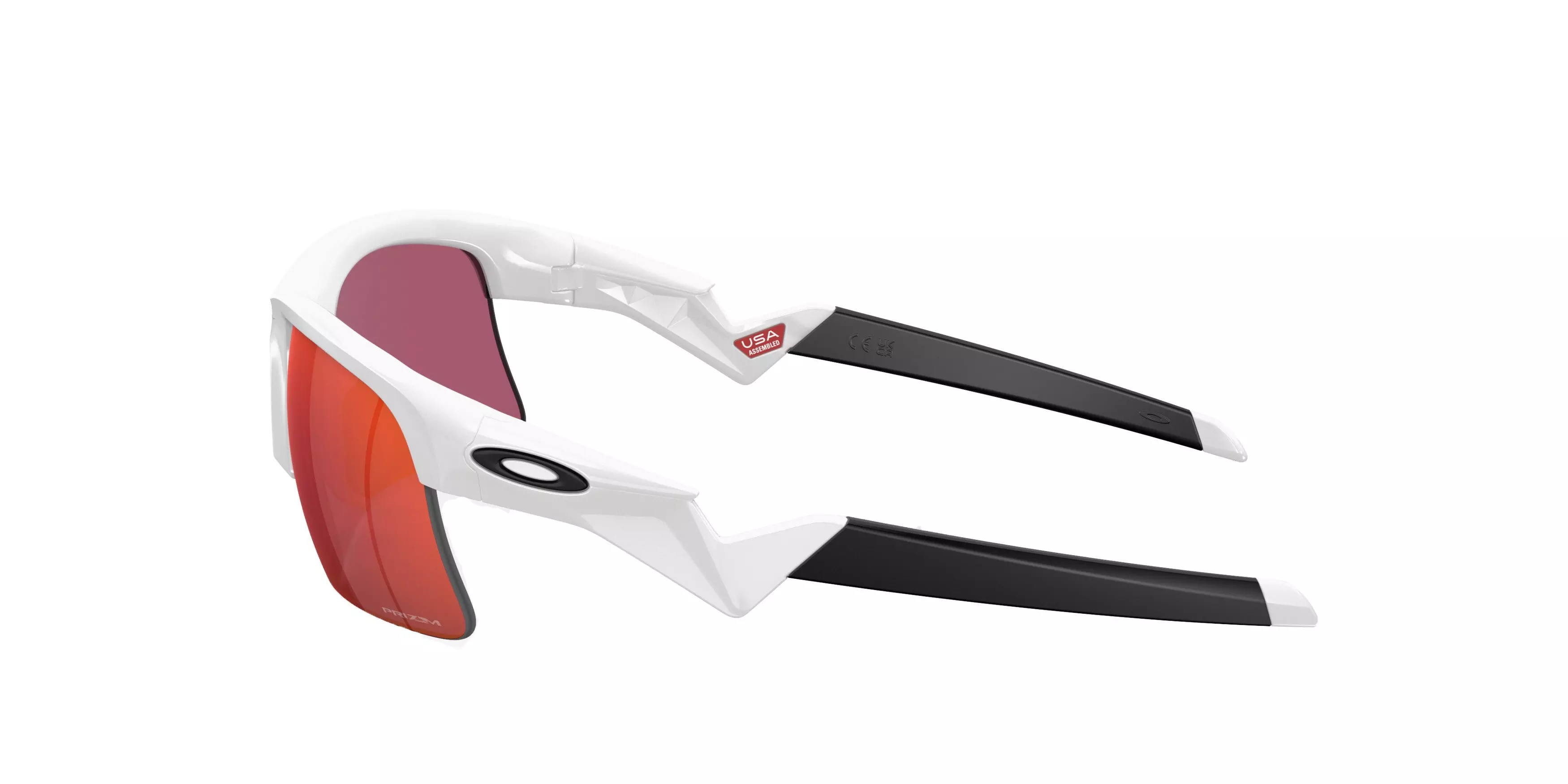 Oakley Youth Capacitor Sunglasses - WHITE/RED