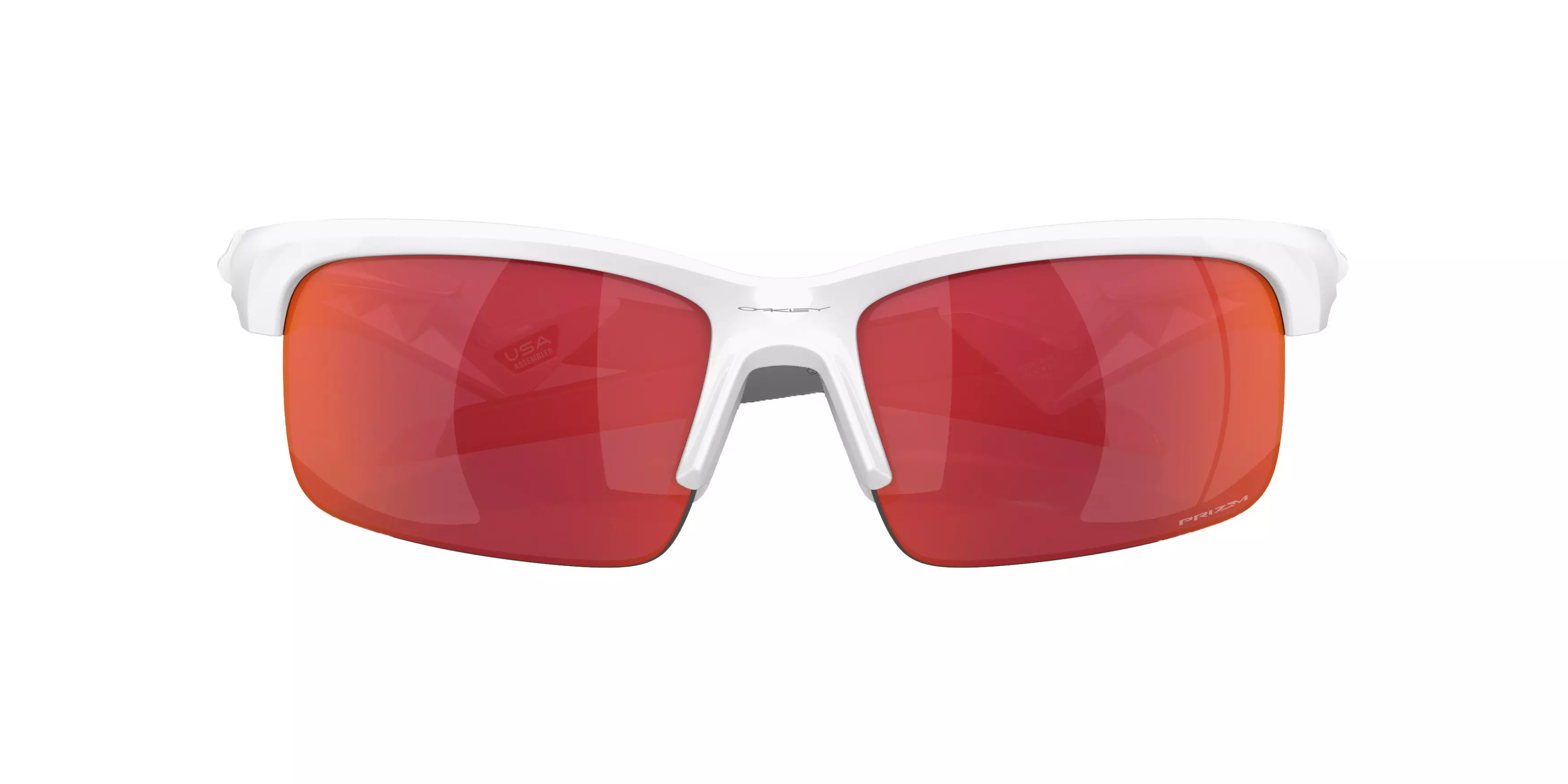 Oakley Youth Capacitor Sunglasses - WHITE/RED