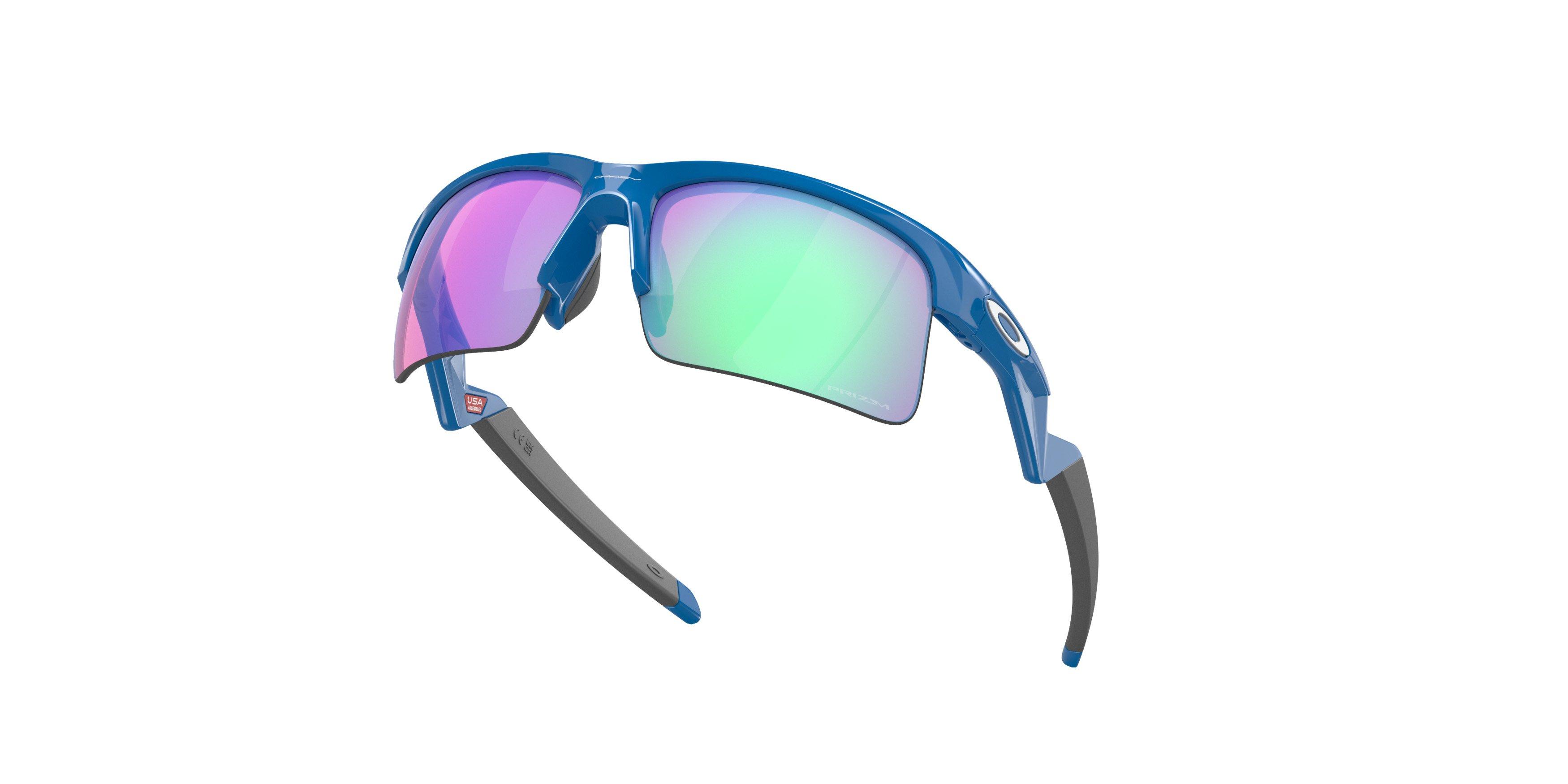 Oakley Youth Capacitor Sunglasses - BLUE/GREEN Thumbnail View 4
