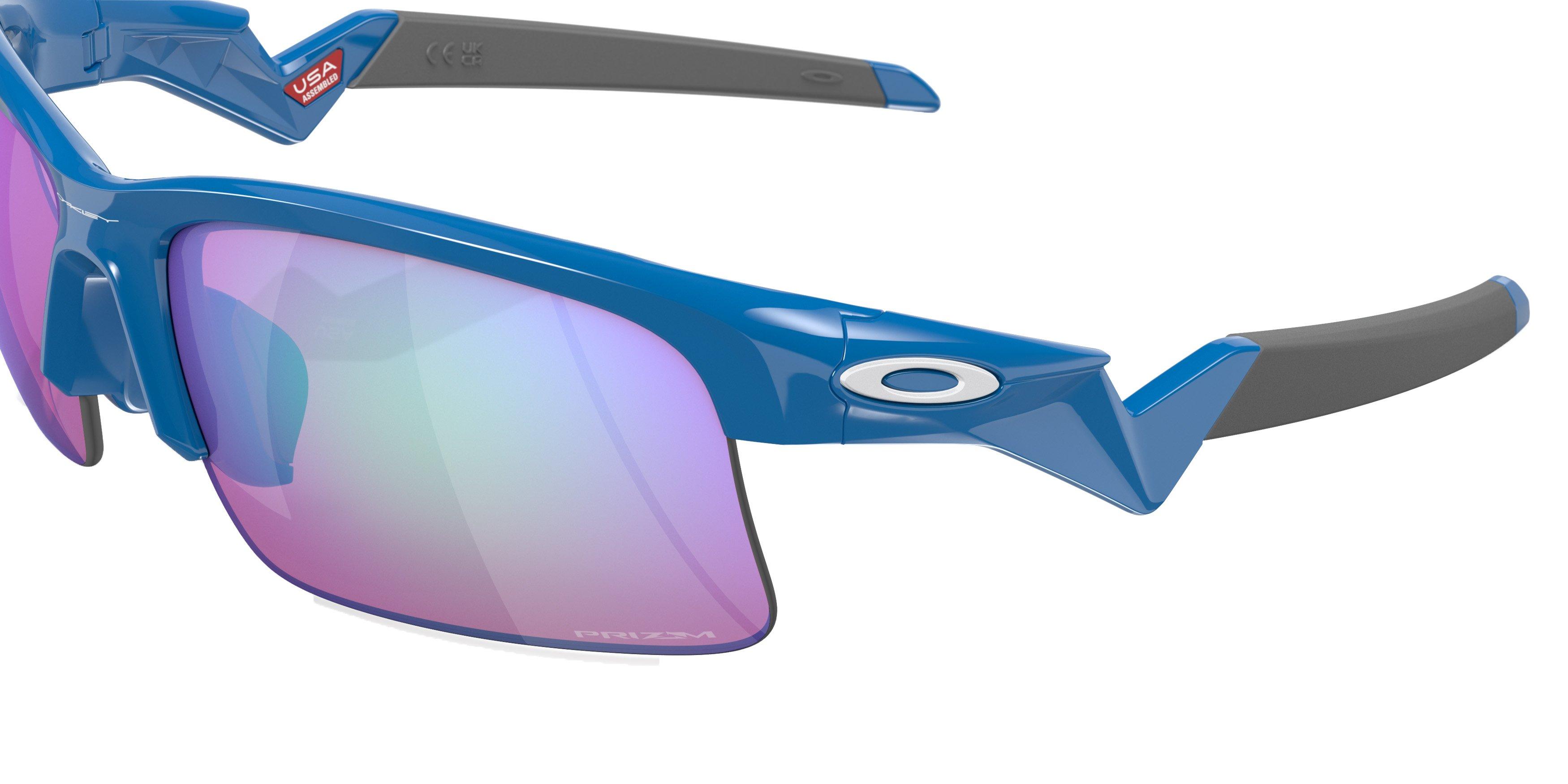 Oakley Youth Capacitor Sunglasses - BLUE/GREEN Thumbnail View 5