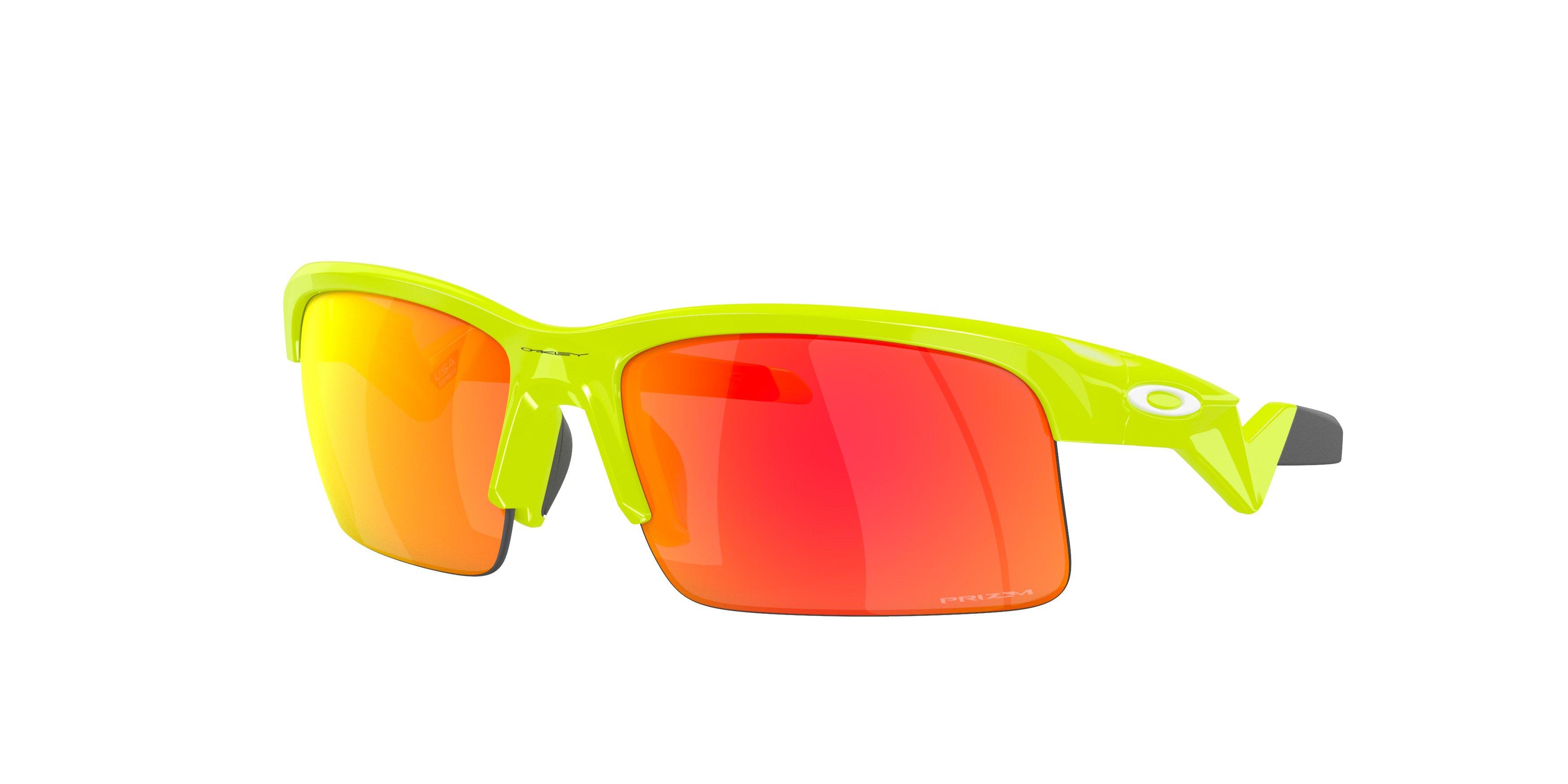 Oakley Youth Capacitor Sunglasses - YELLOW/RED Thumbnail View 1