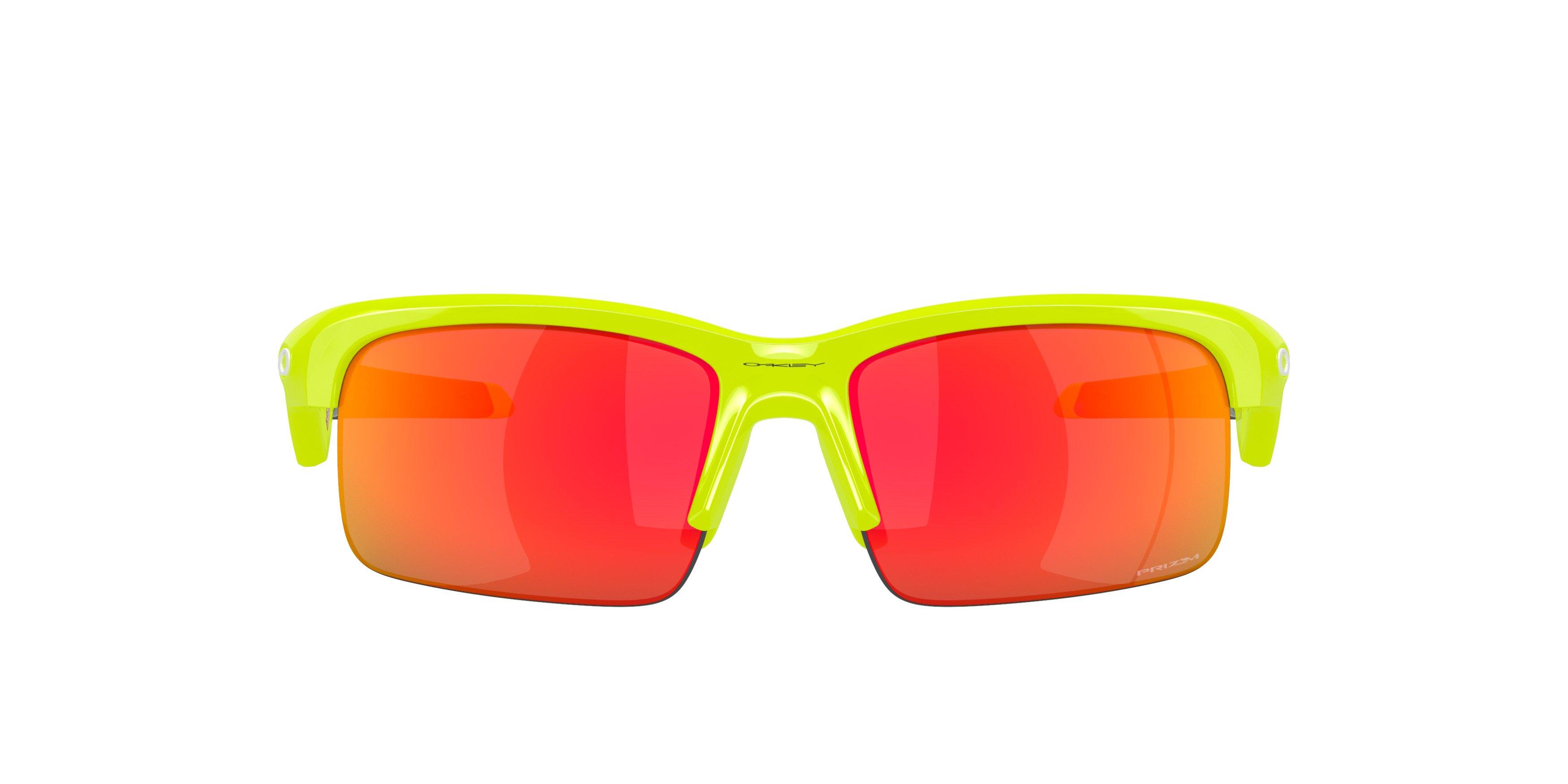 Oakley Youth Capacitor Sunglasses - YELLOW/RED Thumbnail View 3