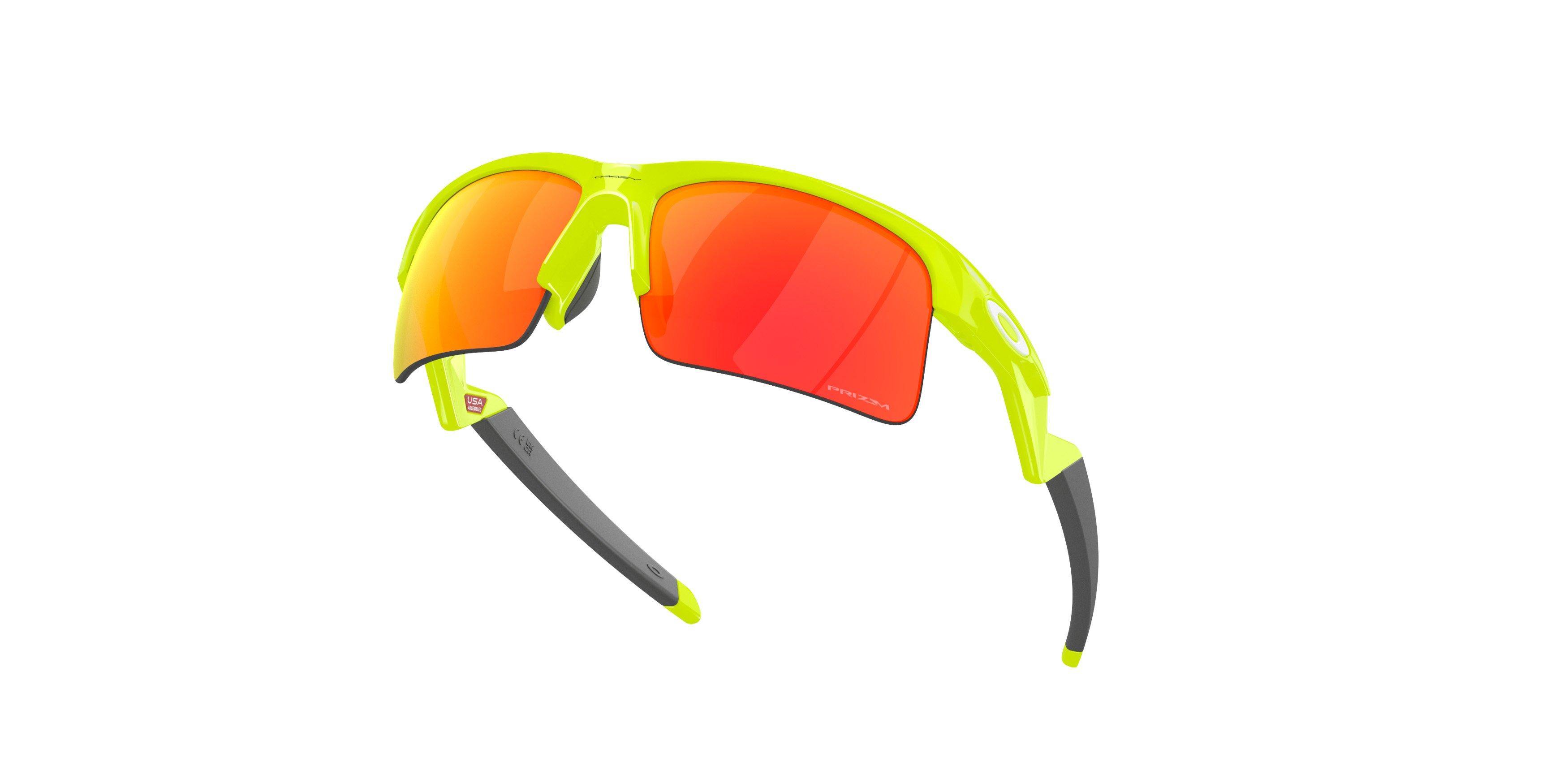 Oakley Youth Capacitor Sunglasses - YELLOW/RED Thumbnail View 4