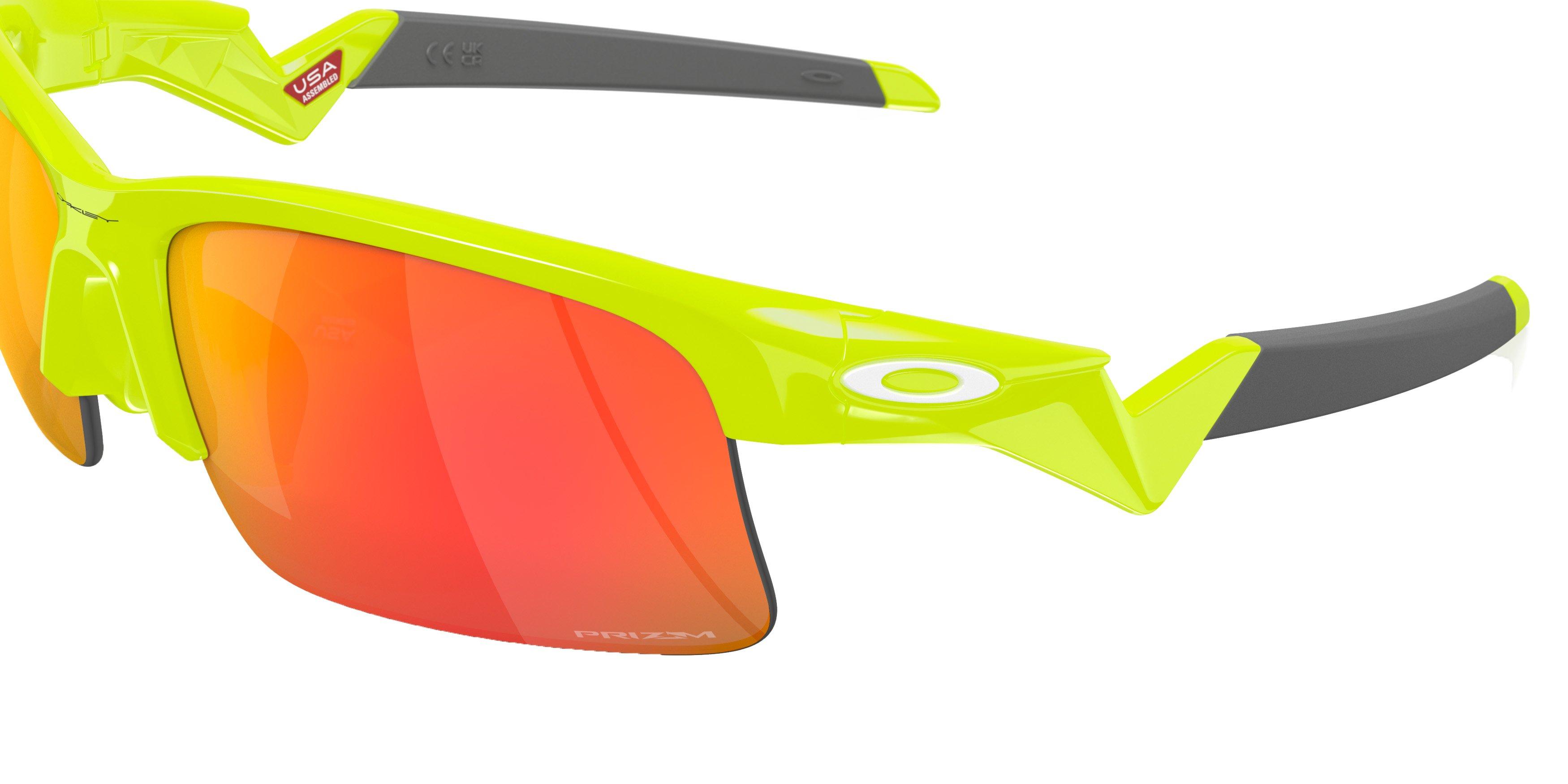 Oakley Youth Capacitor Sunglasses - YELLOW/RED Thumbnail View 5