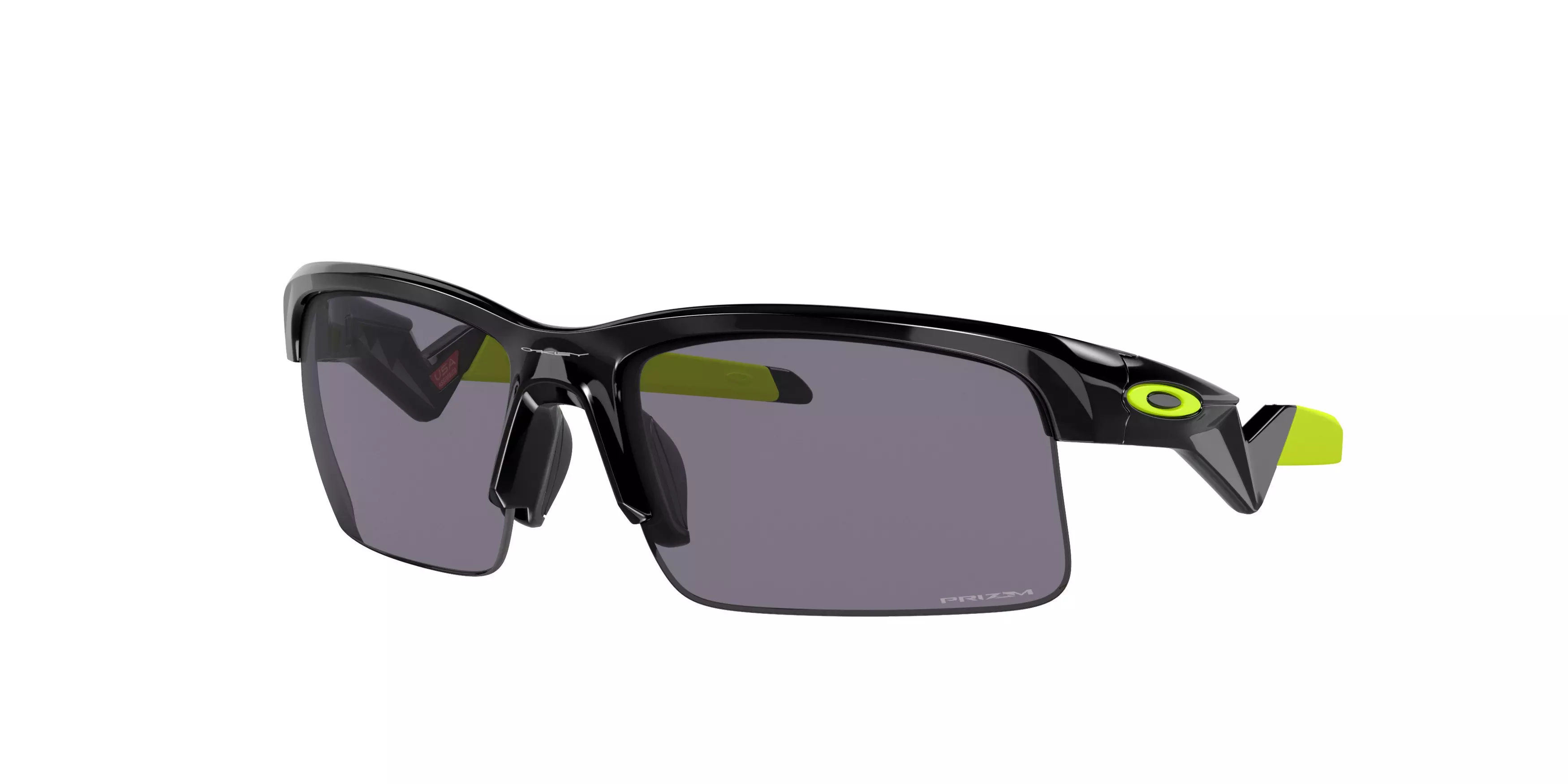 Oakley Capacitor Sunglasses (Youth Fit) - BLACK/GREY