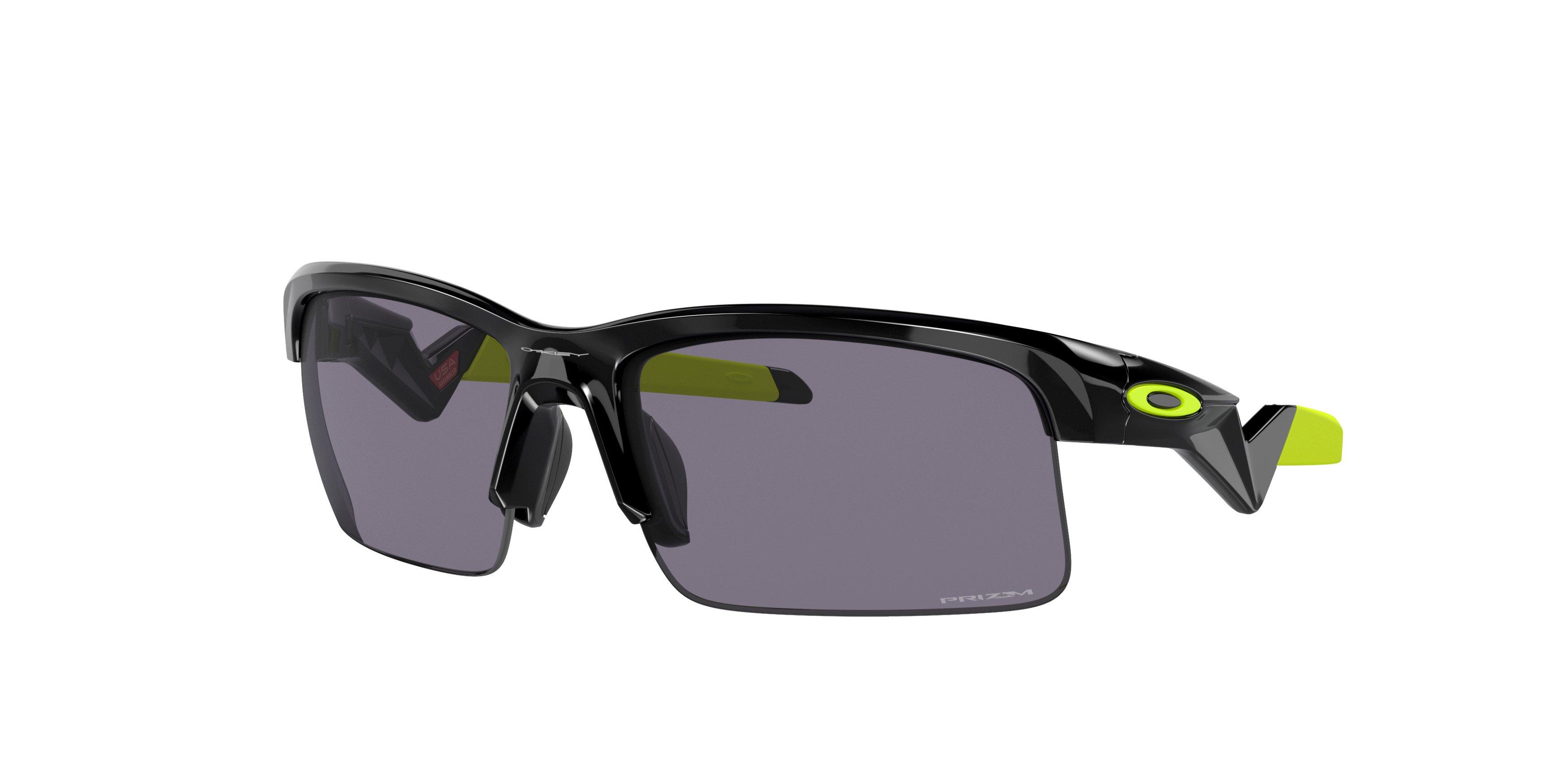 Oakley Youth Capacitor Sunglasses - BLACK/GREY Thumbnail View 1