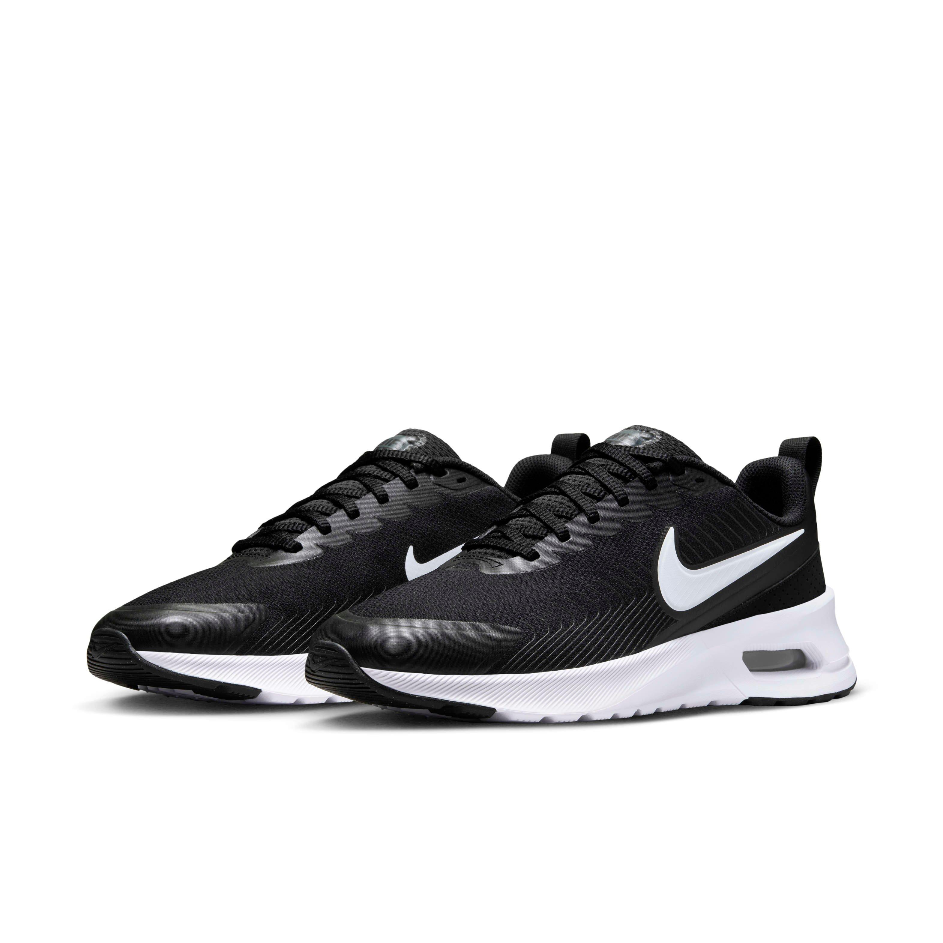 Nike Air Max Nuaxis "Black/Black/White/White" Men's Shoe - BLACK/BLACK/WHITE/WHITE Thumbnail View 3