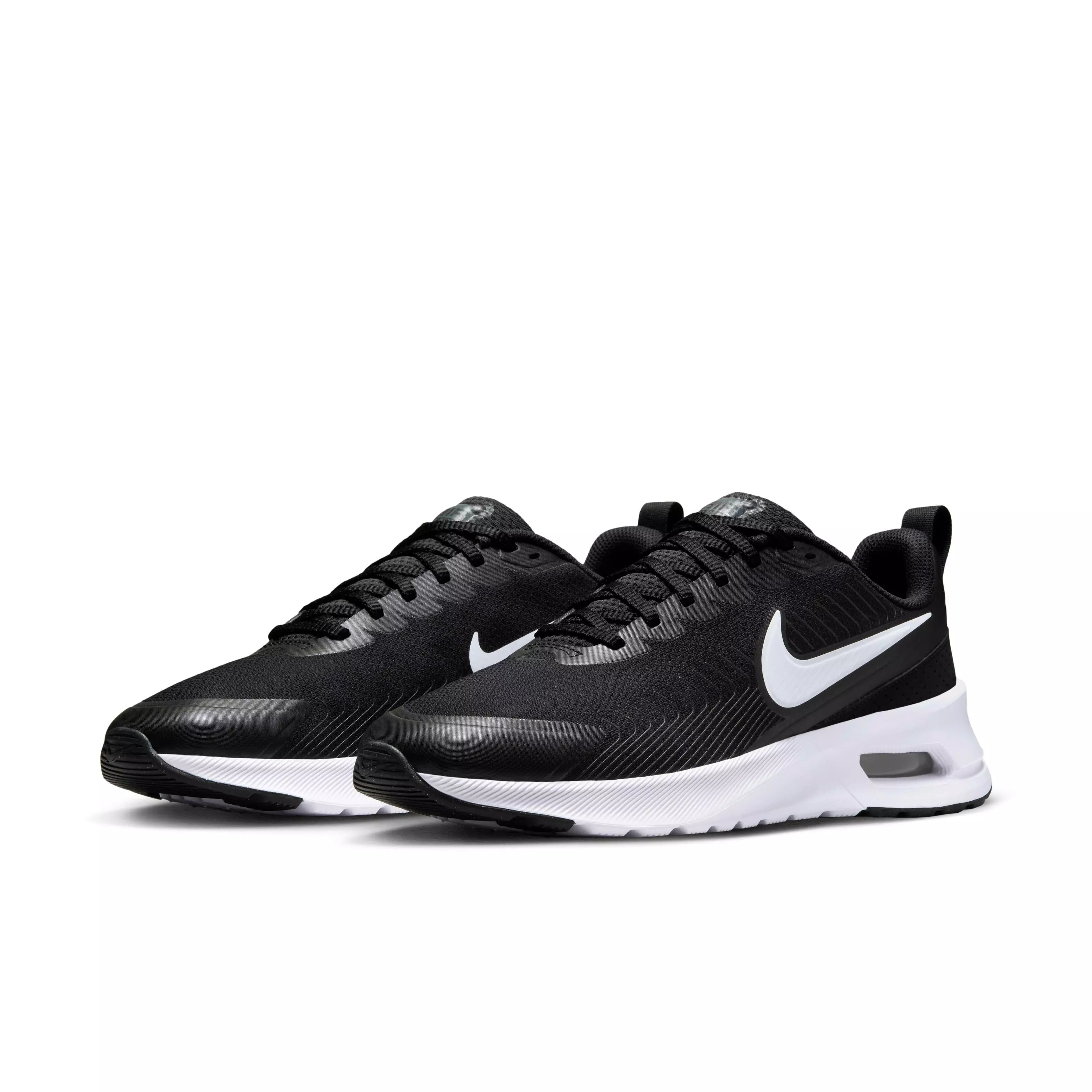Nike Air Max Nuaxis "Black/Black/White/White" Men's Shoe - BLACK/BLACK/WHITE/WHITE