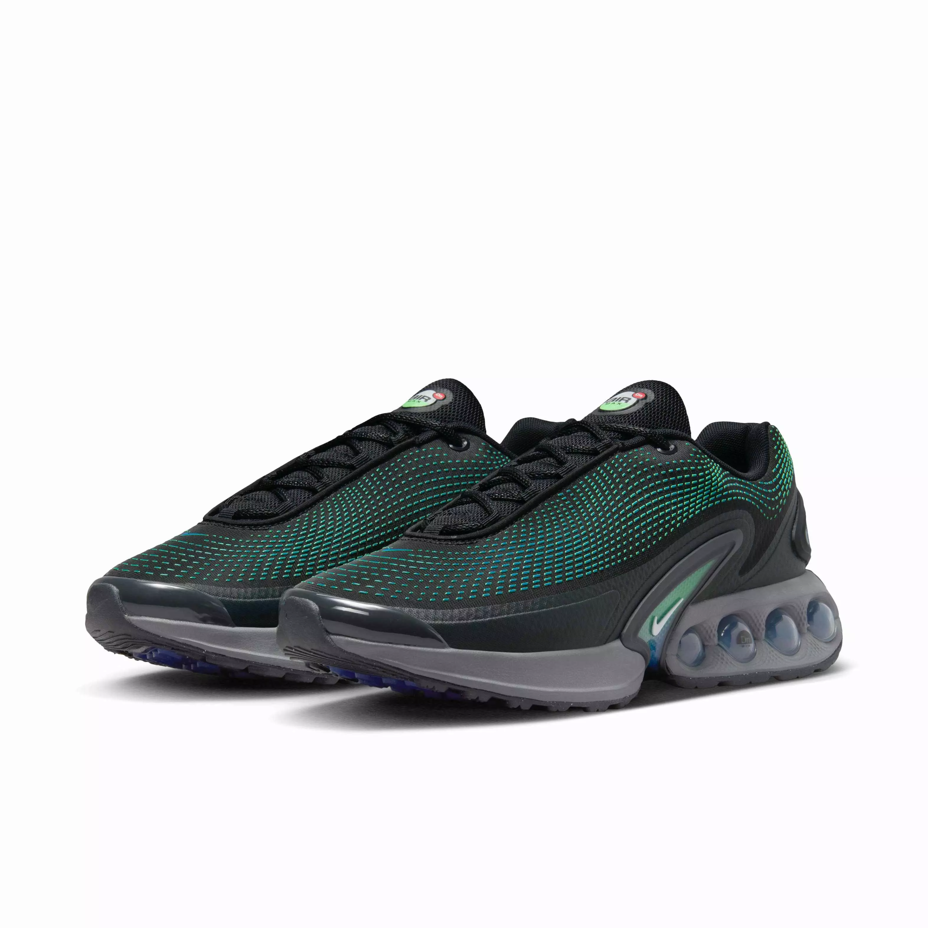 Nike Air Max Dn "Black/Hyper Cobalt/Rage Green/White" Men's Shoe - BLACK/COBALT/GREEN/WHITE