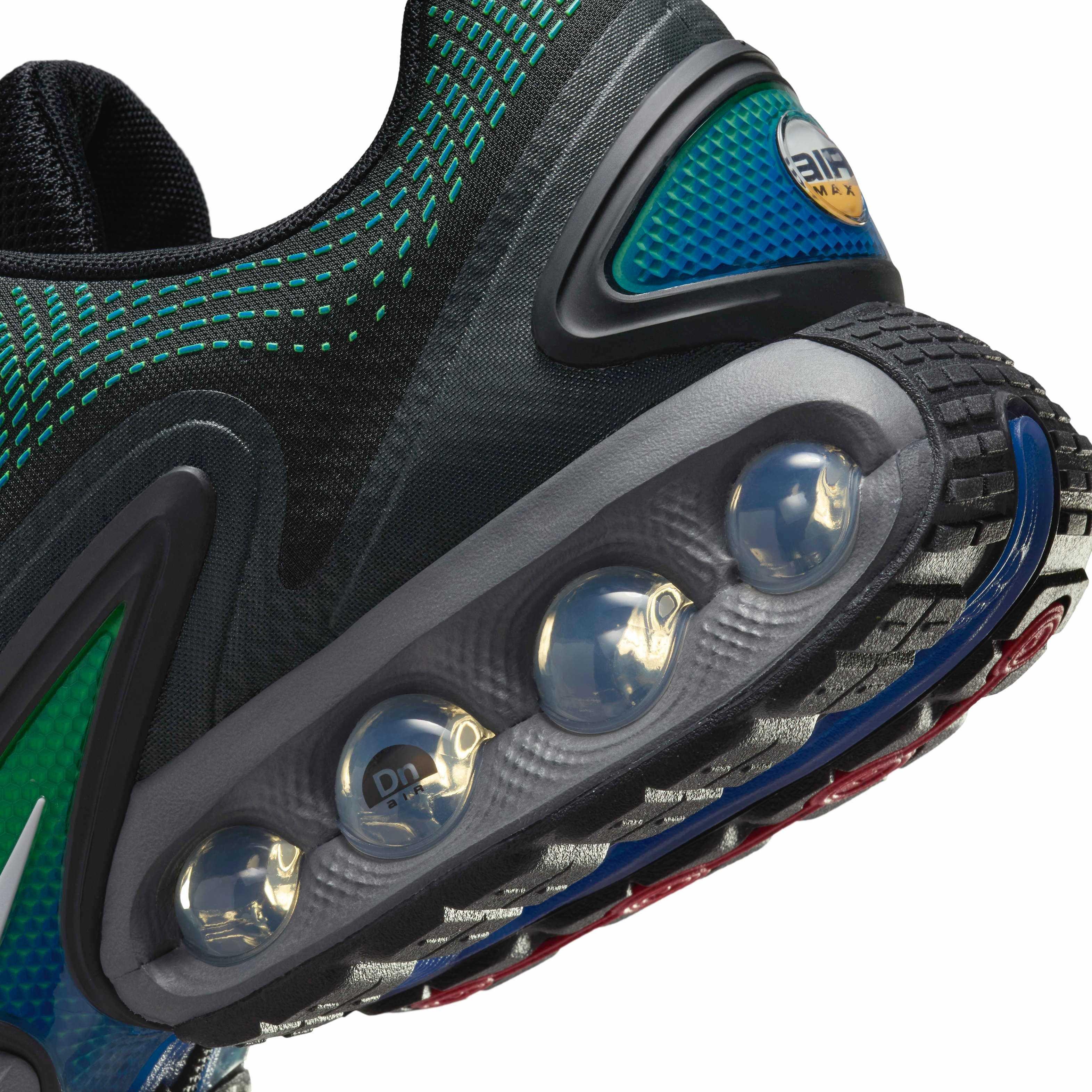 Nike Air Max Dn "Black/Hyper Cobalt/Rage Green/White" Men's Shoe - BLACK/COBALT/GREEN/WHITE Thumbnail View 8