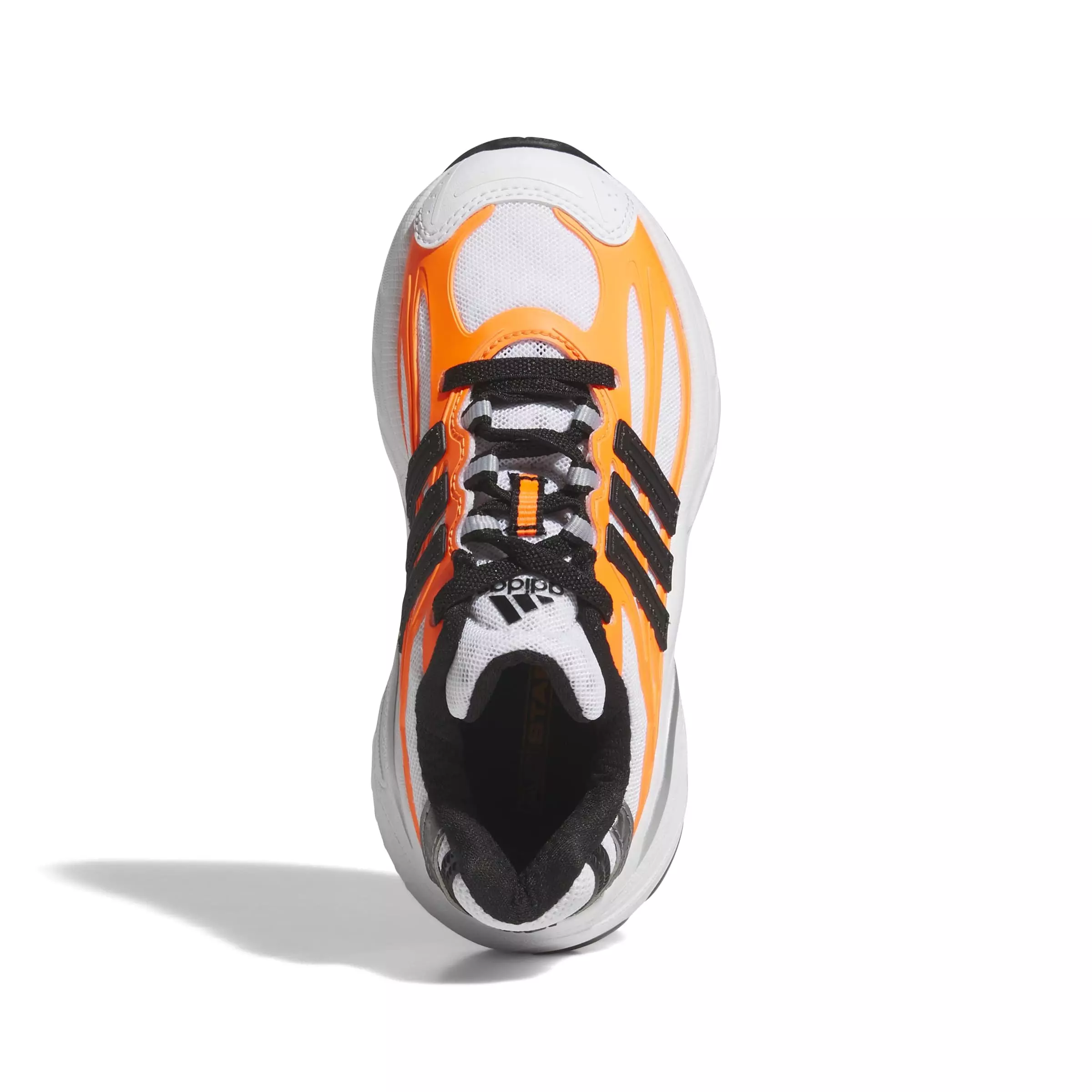 adidas Originals Adistar XLG 2.0 "Ftwr White/Core Black/Solar Orange" Preschool Boys' Shoe - WHITE/BLACK/ORANGE