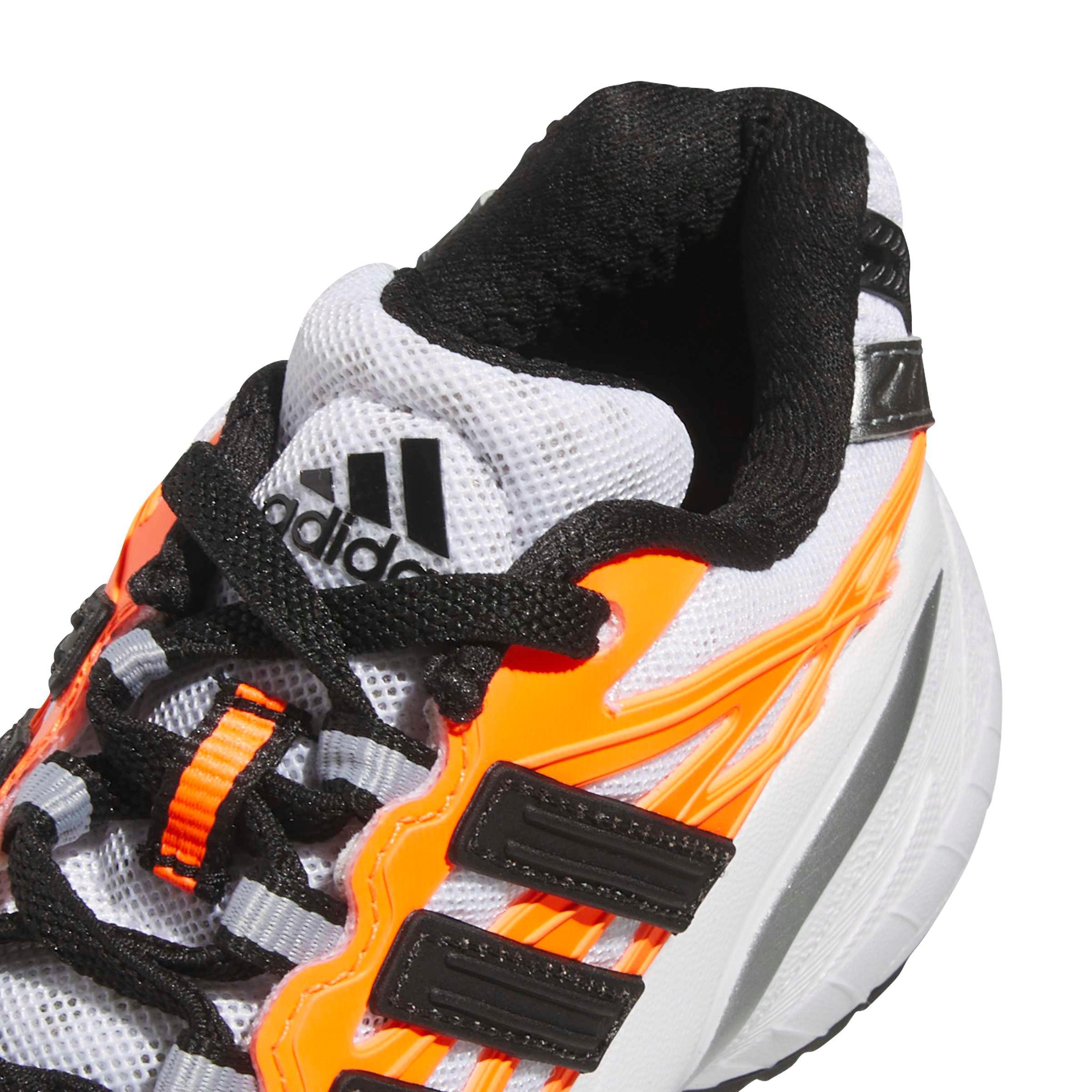 adidas Originals Adistar XLG 2.0 "Ftwr White/Core Black/Solar Orange" Preschool Boys' Shoe - WHITE/BLACK/ORANGE Thumbnail View 7