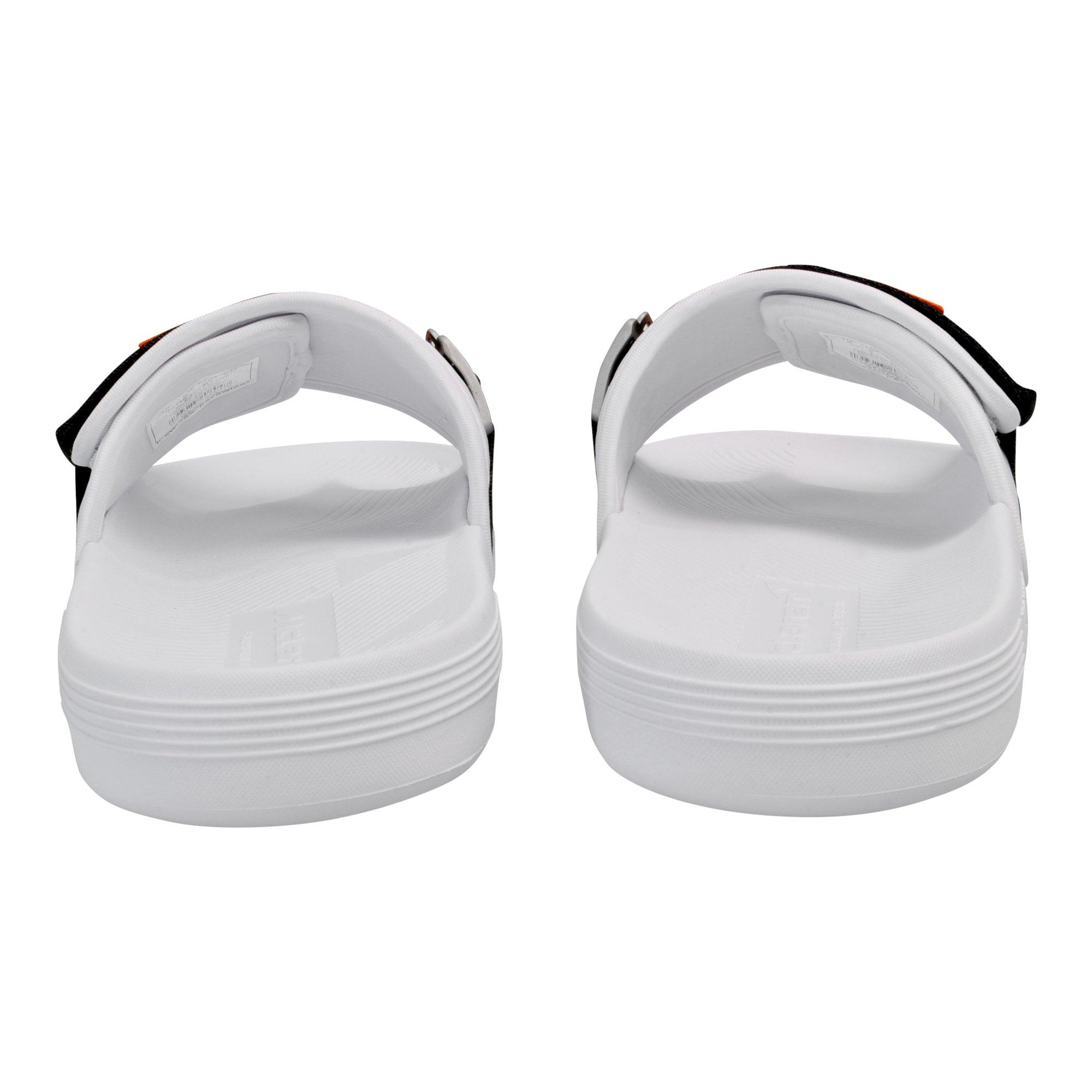 K-Swiss X McLaren "White/Black/Papaya" Men's Strap Sandal Slide - WHITE /BLACK /PAPAYA Thumbnail View 4