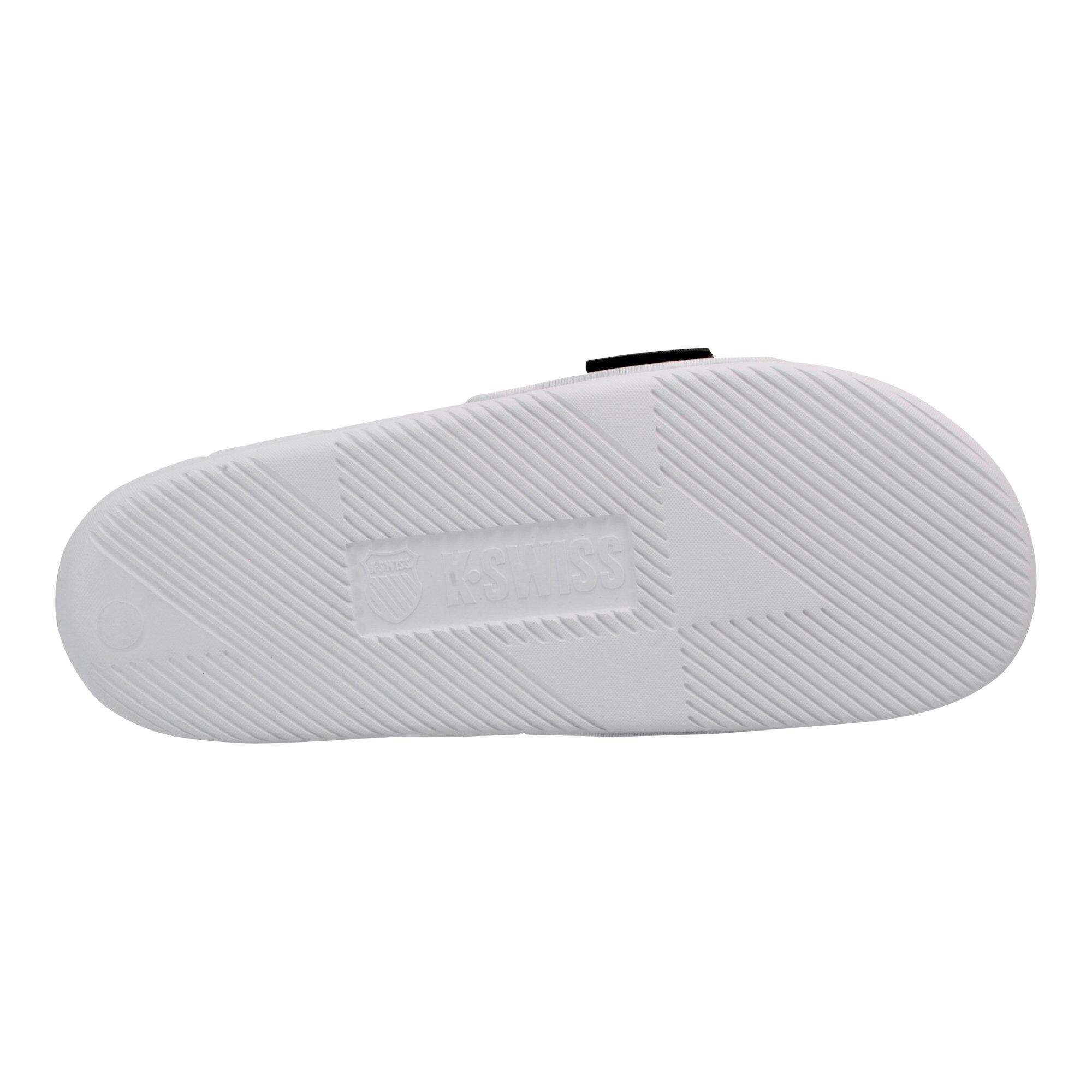 K-Swiss X McLaren "White/Black/Papaya" Men's Strap Sandal Slide - WHITE /BLACK /PAPAYA Thumbnail View 6