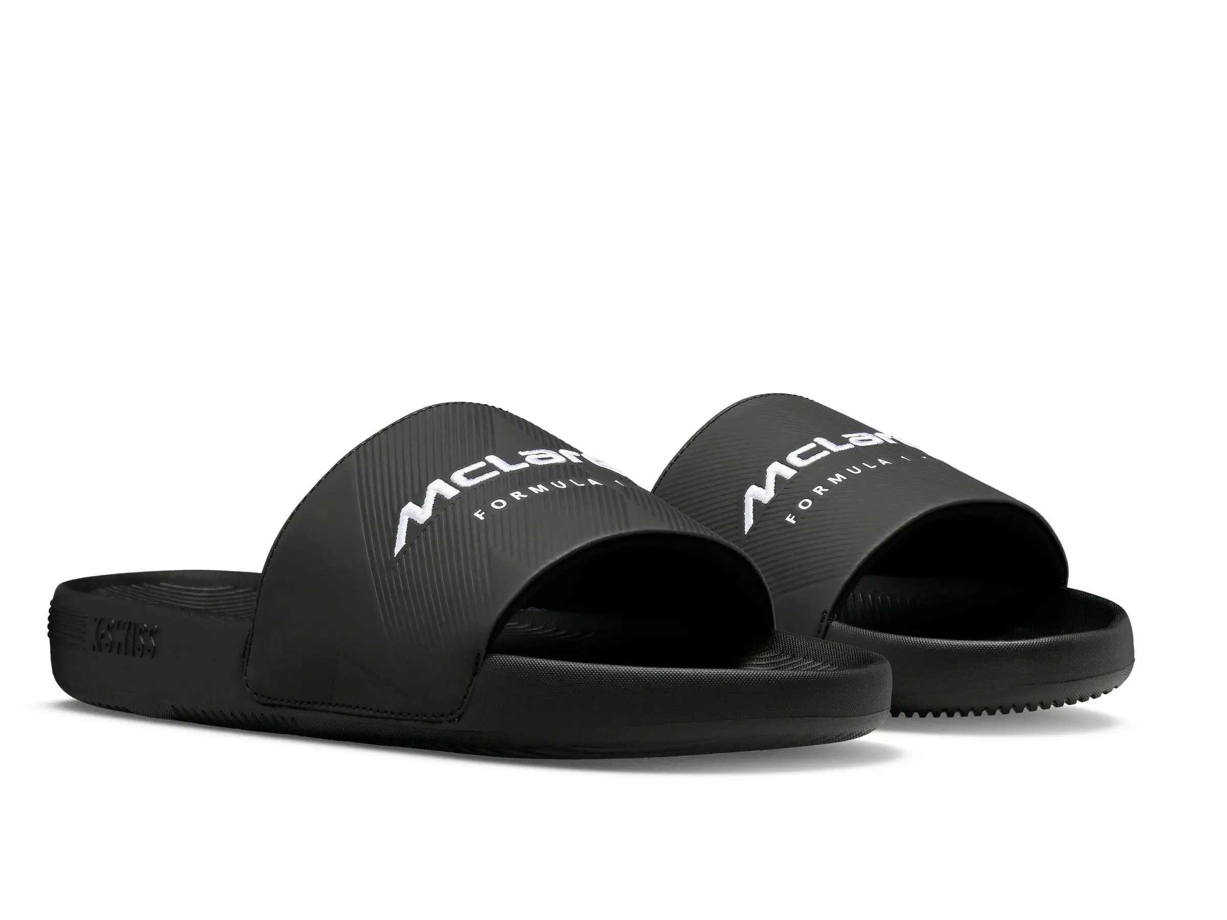 K-Swiss X McLaren "Black" Men's Slide Sandal - BLACK