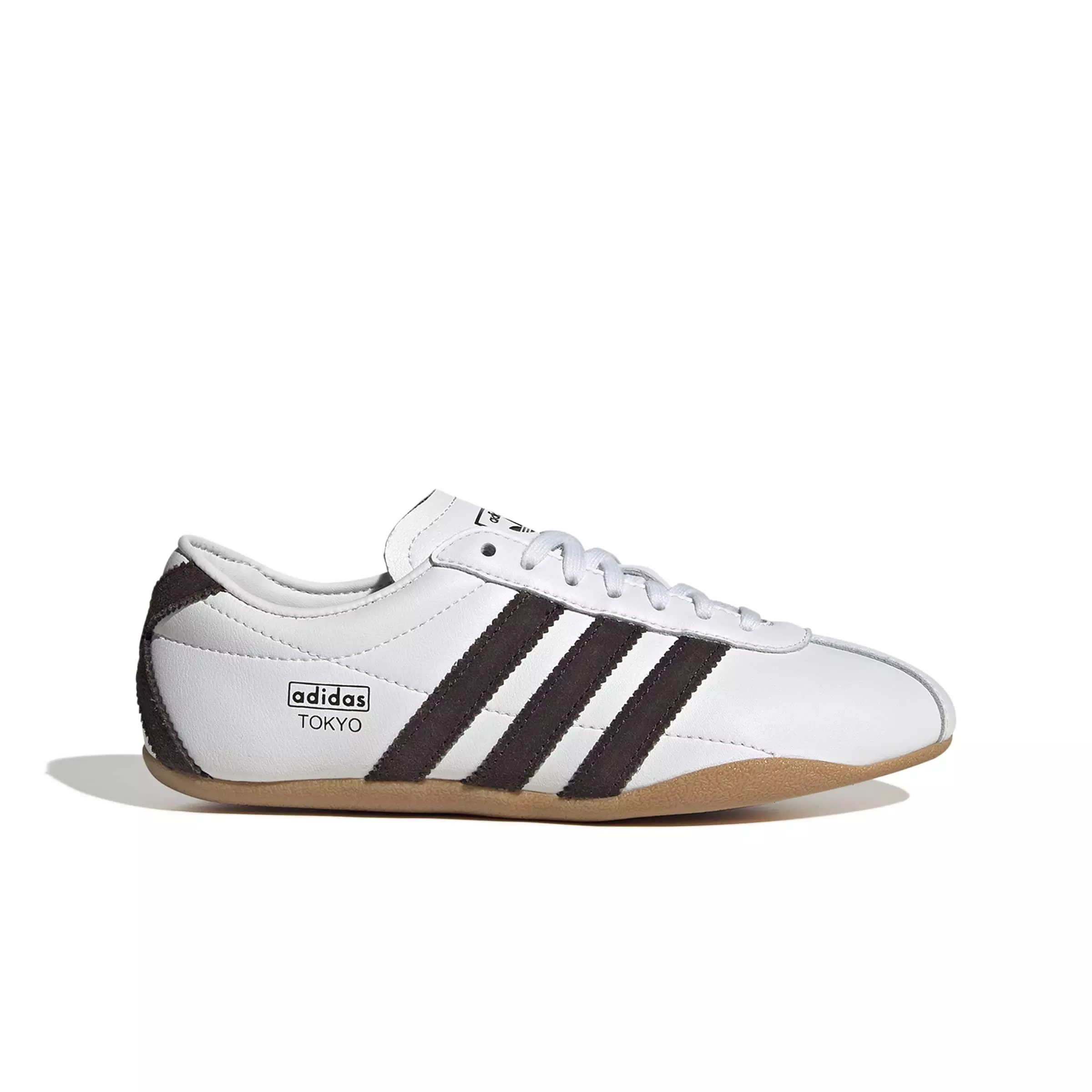adidas Originals Tokyo "Ftwr White/Aurora Coffee/Gum 3" Grade School Girls' Shoe - WHITE/BROWN