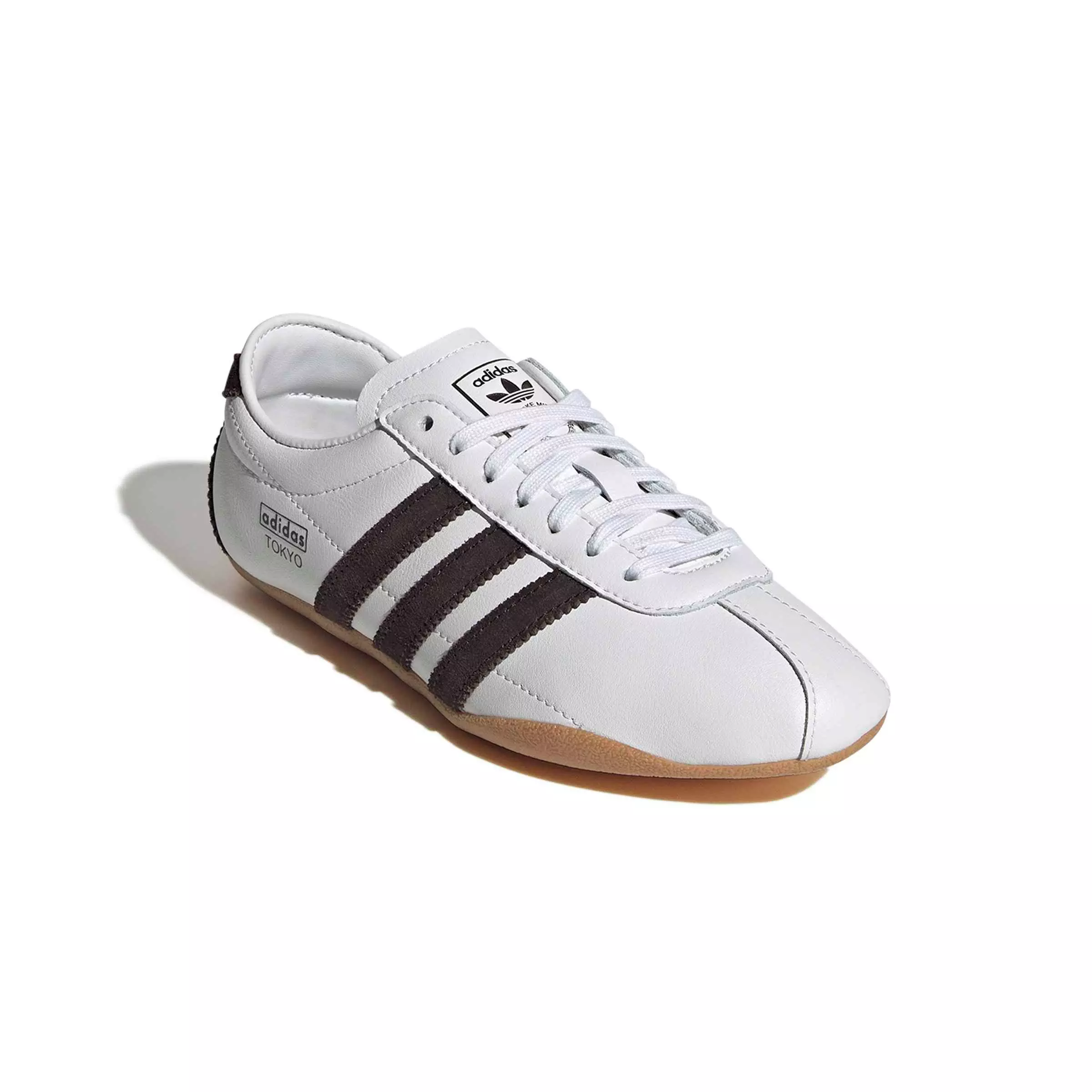 adidas Originals Tokyo "Ftwr White/Aurora Coffee/Gum 3" Grade School Girls' Shoe - WHITE/BROWN