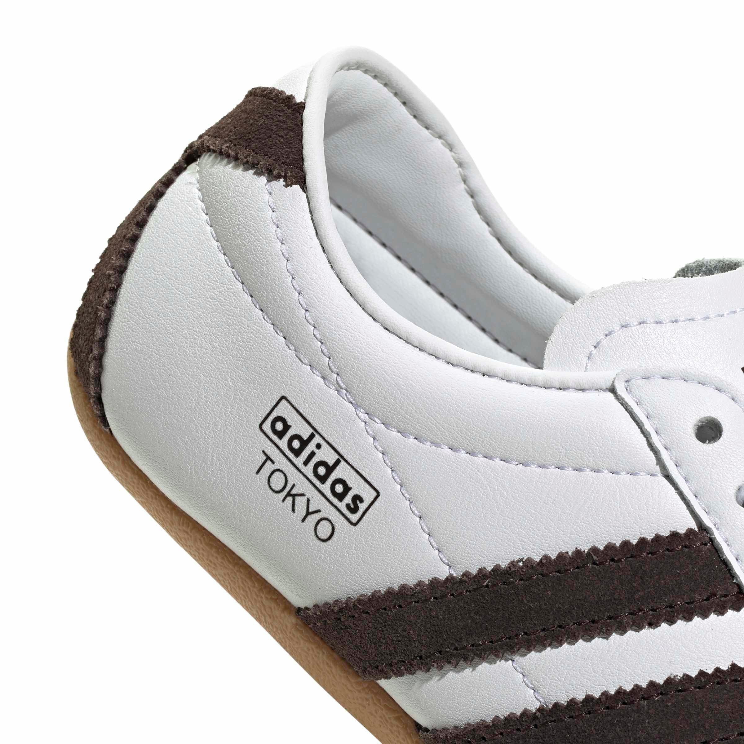 adidas Originals Tokyo "Ftwr White/Aurora Coffee/Gum 3" Grade School Girls' Shoe - WHITE/BROWN Thumbnail View 8