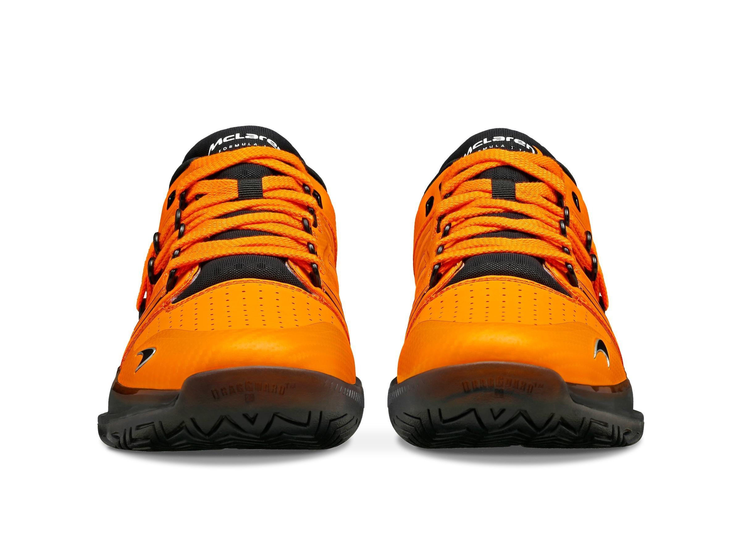 K-Swiss Si-18 Ultrashot X McLaren "Papaya/Black" Women's Shoe - PAPAYA/BLACK Thumbnail View 3
