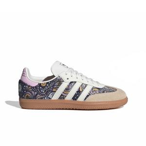 adidas Originals Liberty Samba OG "Core White/Orchid Fusion/Gum 2" Grade School Girls' Shoe