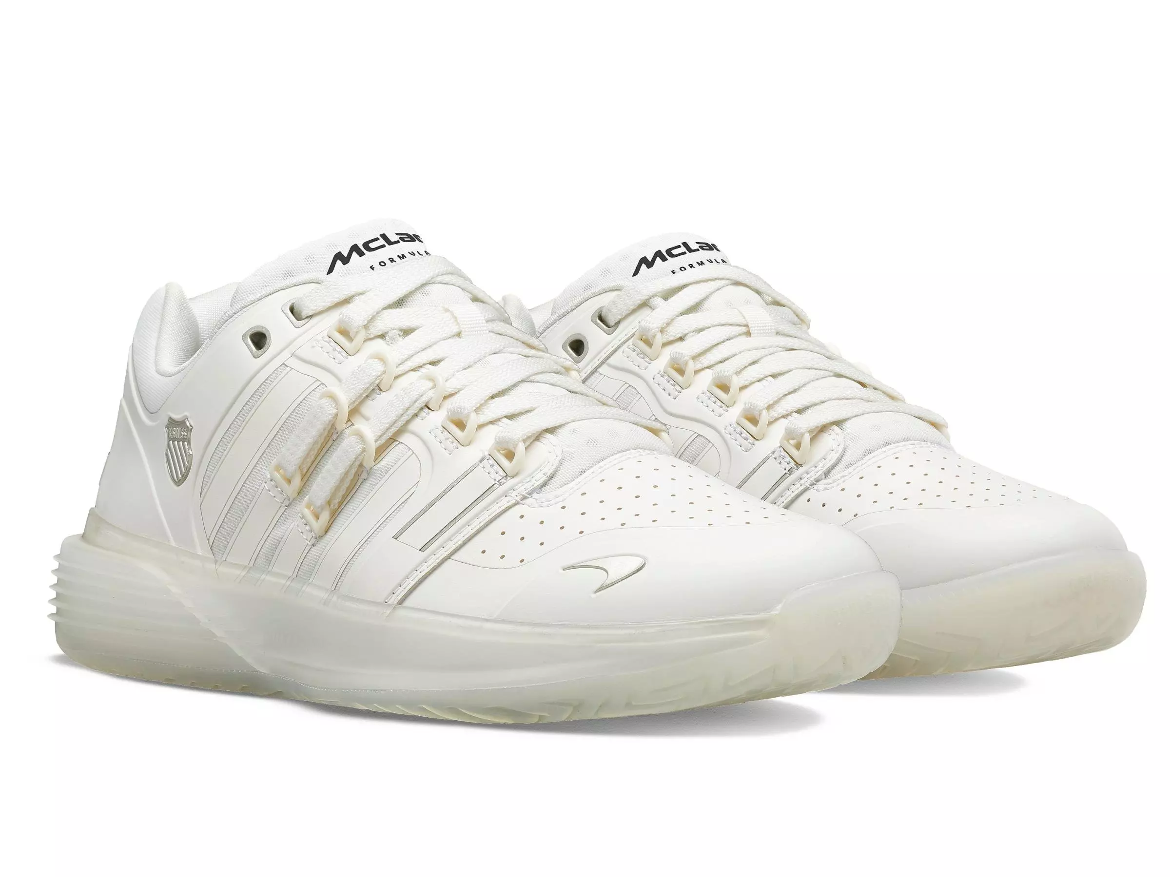 K-Swiss Si-18 Ultrashot X McLaren "Snow White/White" Women's Shoe - WHITE/WHITE