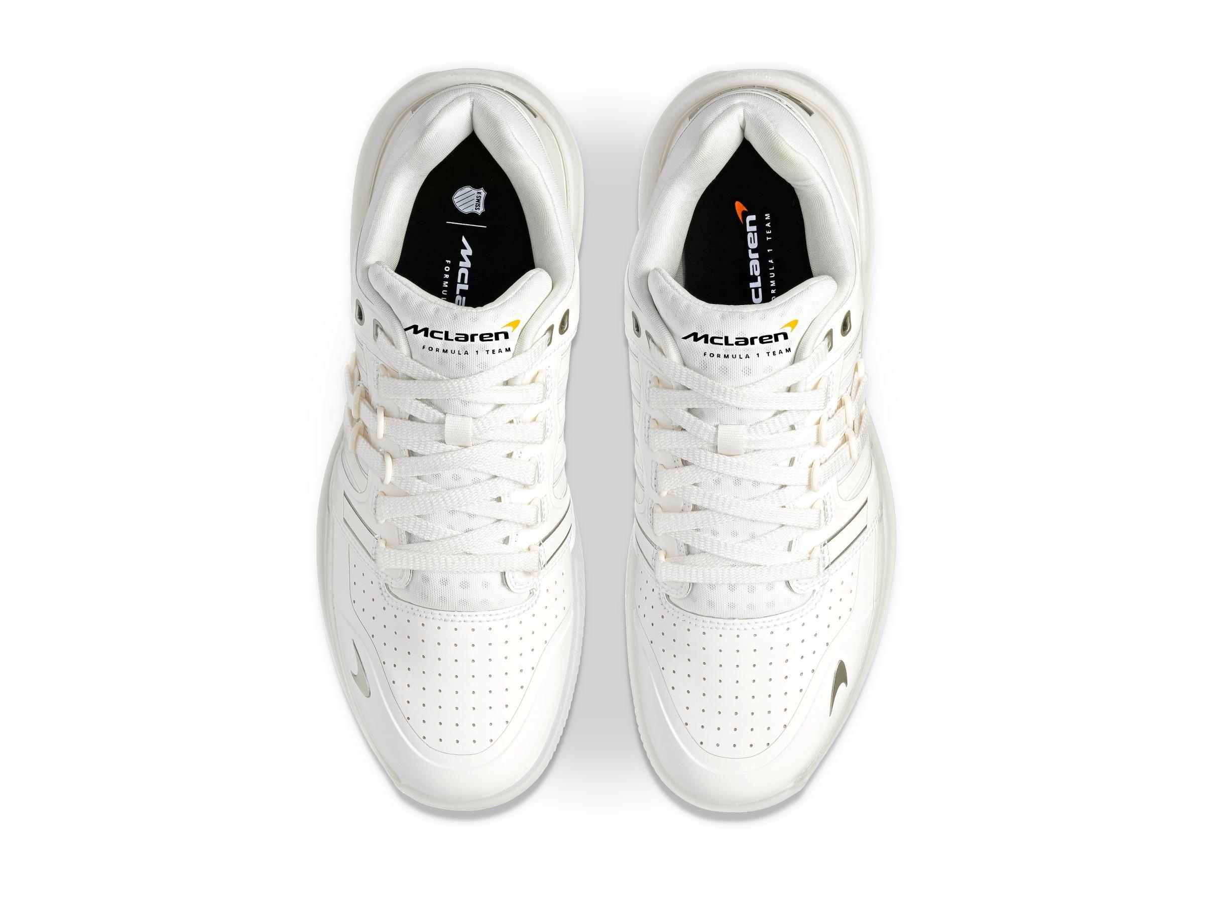 K-Swiss Si-18 Ultrashot X McLaren "Snow White/White" Women's Shoe - WHITE/WHITE