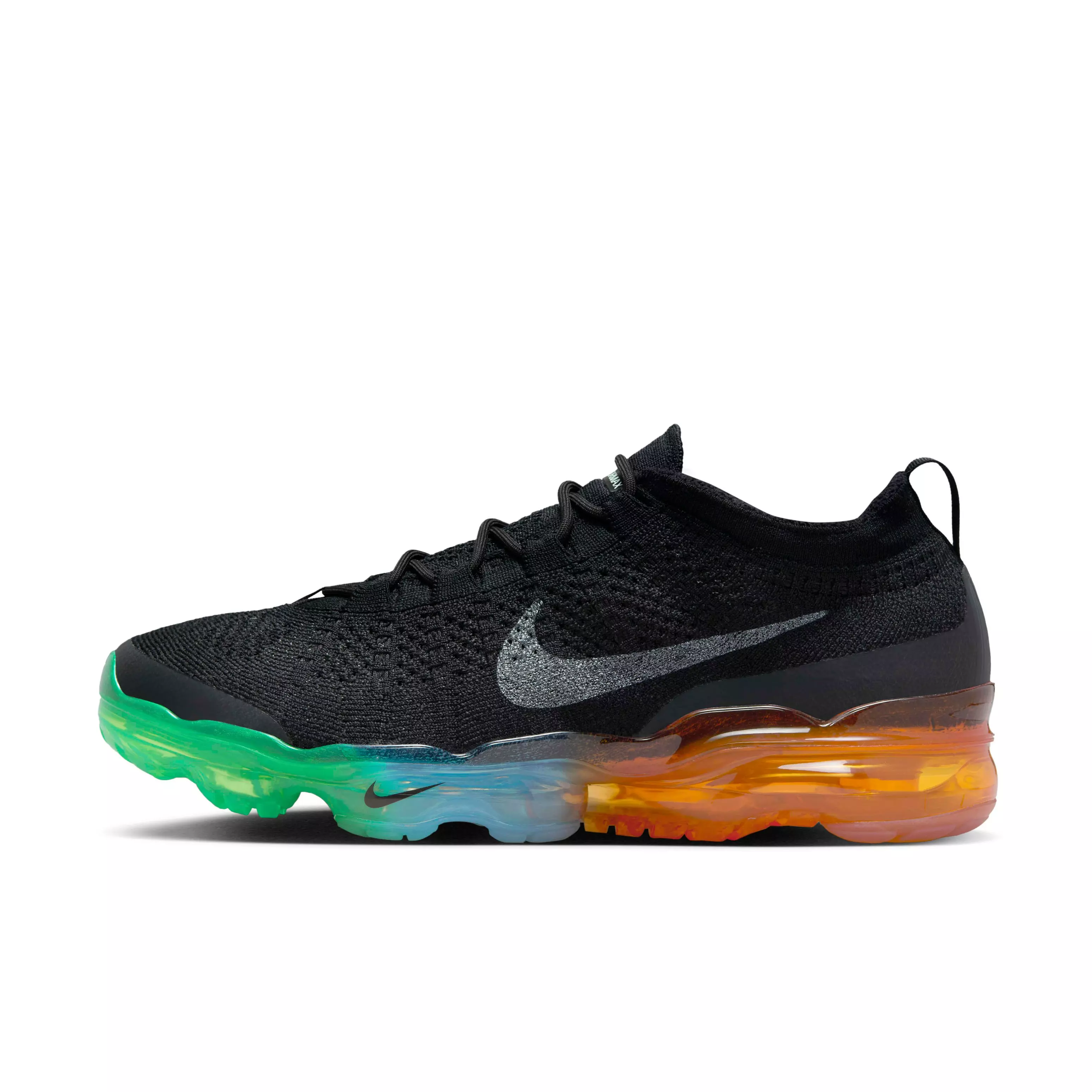 Nike Air VaporMax 2023 Flyknit "Black/Green Strike/Light Curry/Black" Men's Shoe - BLACK/GREEN