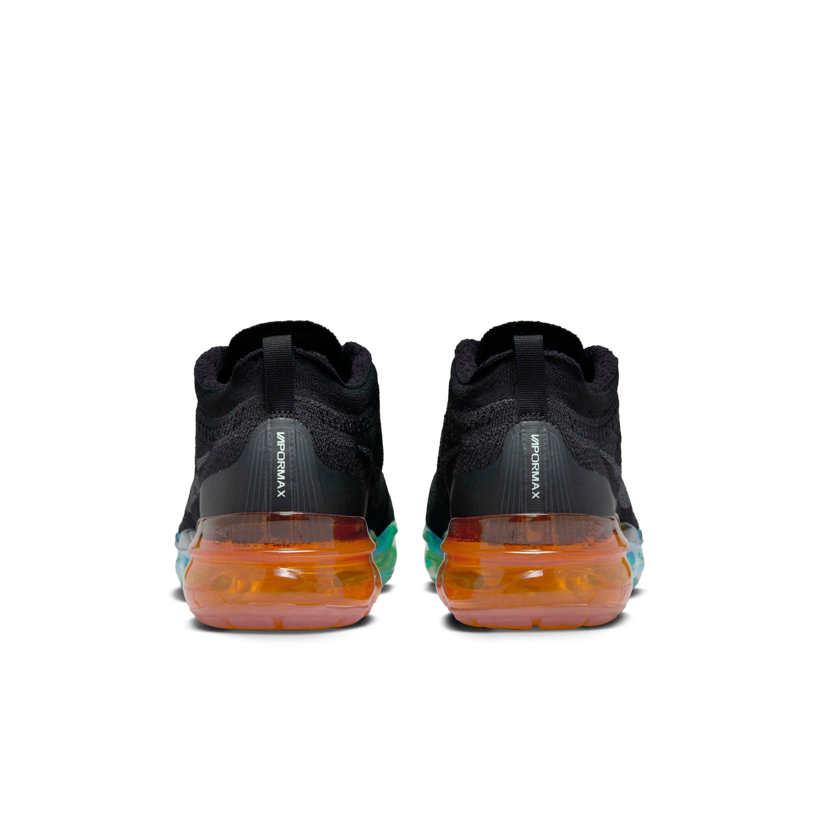 Nike Air VaporMax 2023 Flyknit "Black/Green Strike/Light Curry/Black" Men's Shoe - BLACK/GREEN Thumbnail View 5