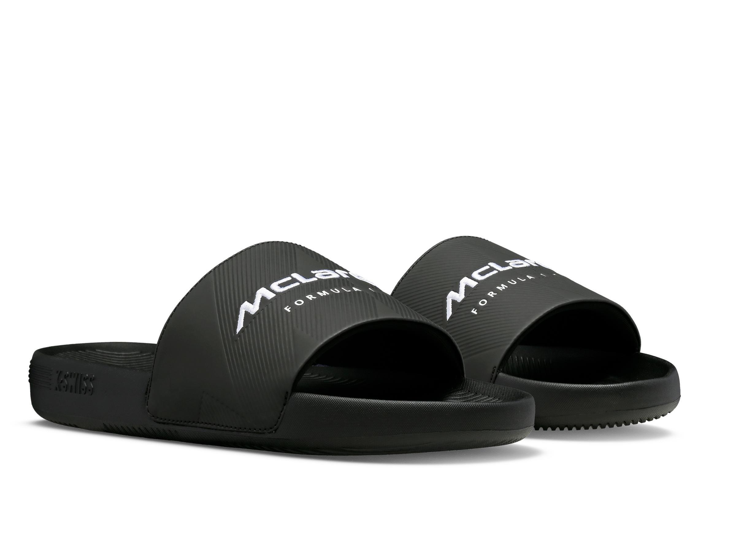 K-Swiss X McLaren "Black" Women's Slide Sandal - BLACK Thumbnail View 3