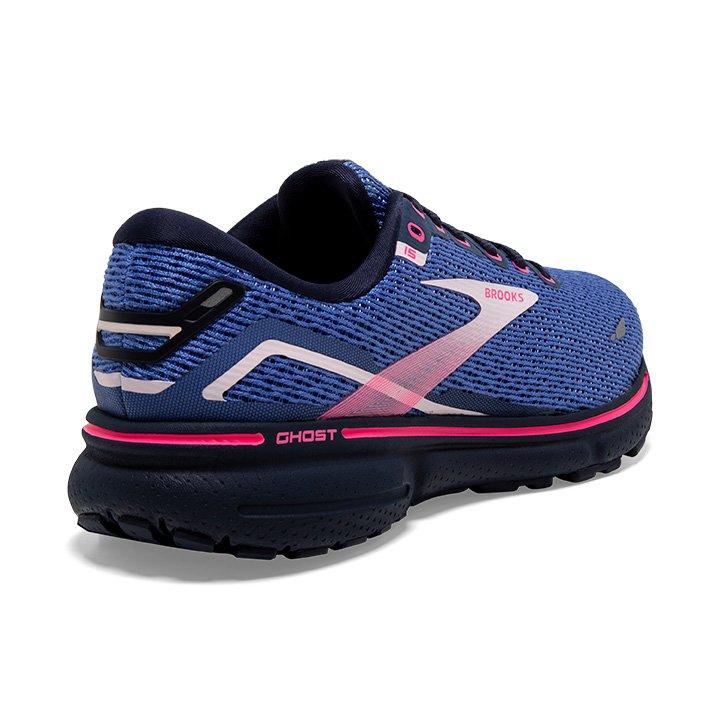 Brooks Ghost 15 Blue/Peacoat/Pink Women's Running Shoe