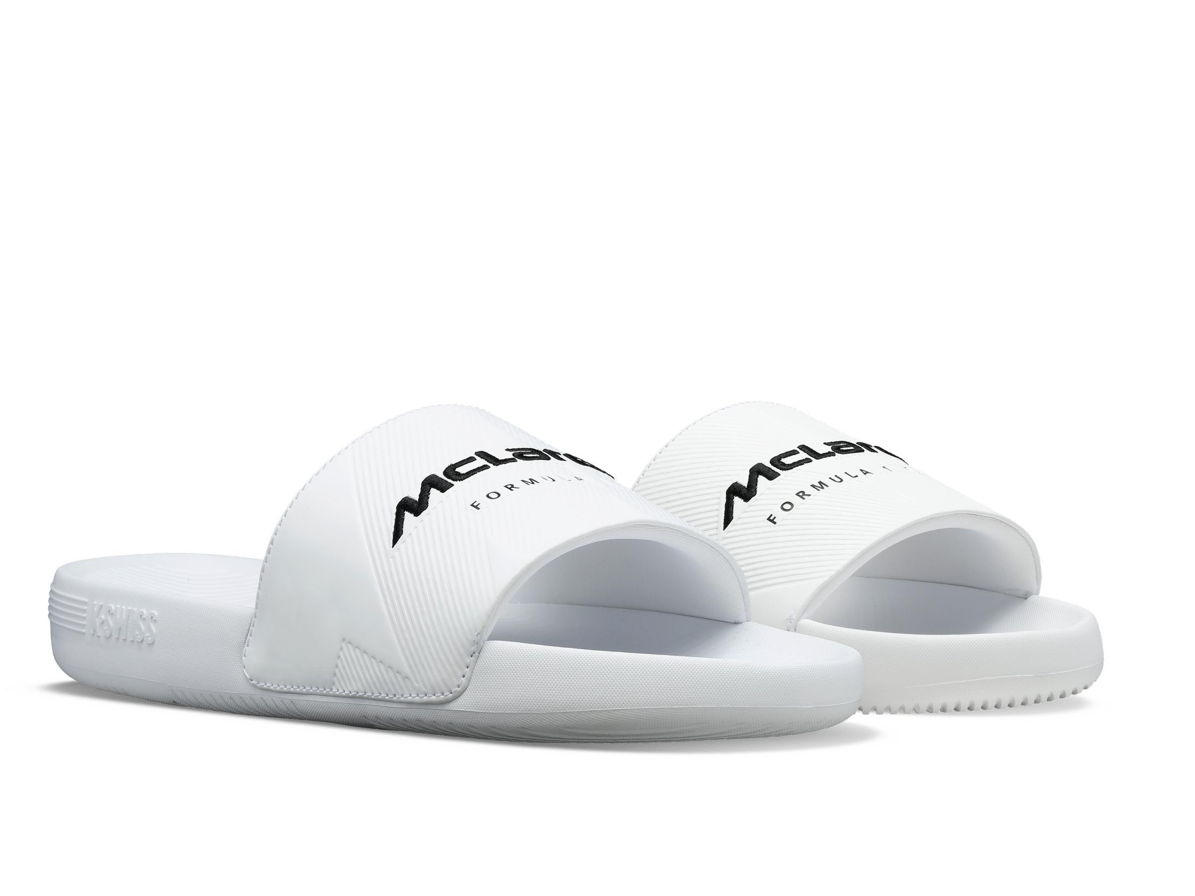 K-Swiss X McLaren "White" Women's Slide Sandal - WHITE Thumbnail View 3