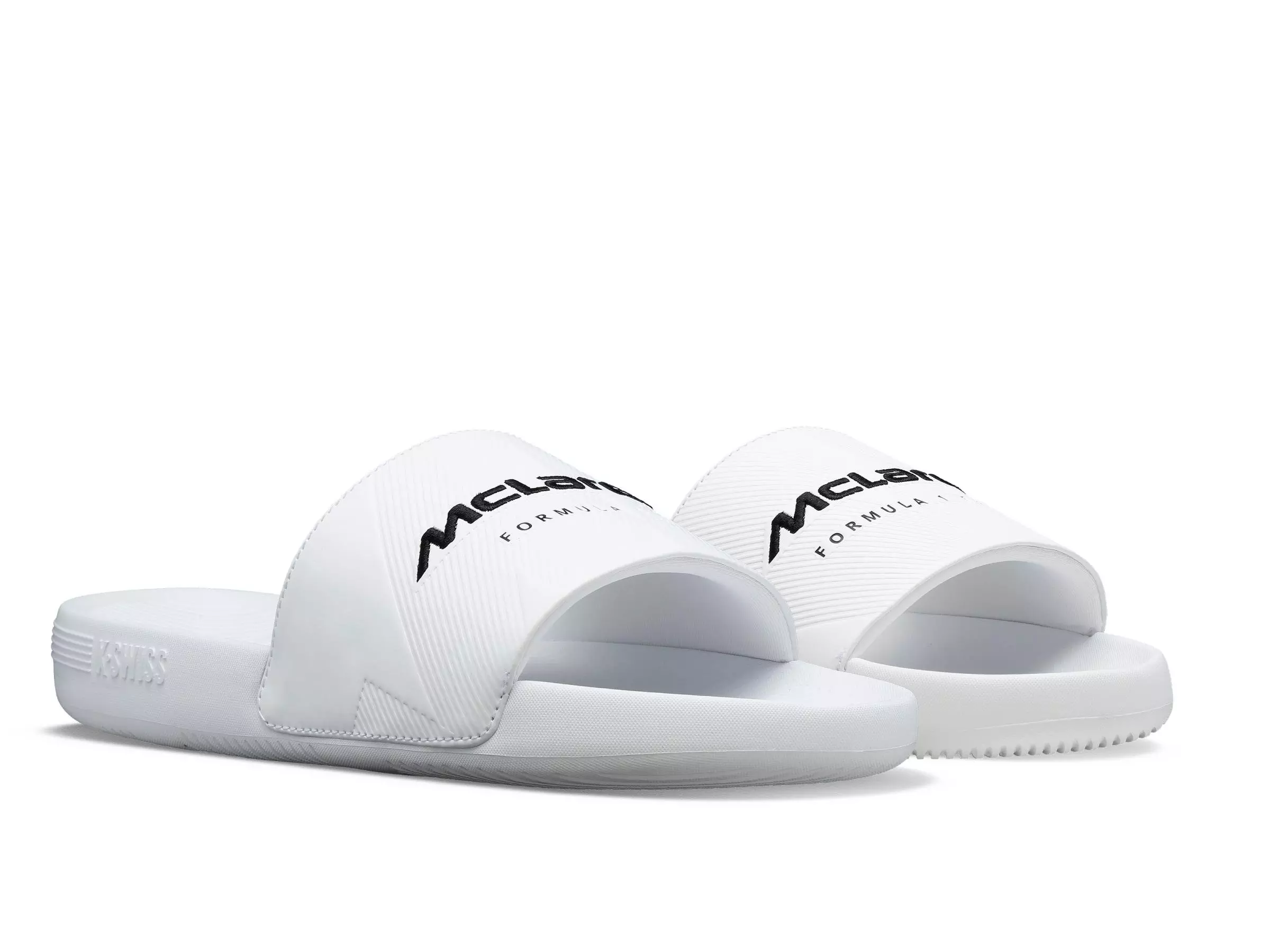 K-Swiss X McLaren "White" Women's Slide Sandal - WHITE