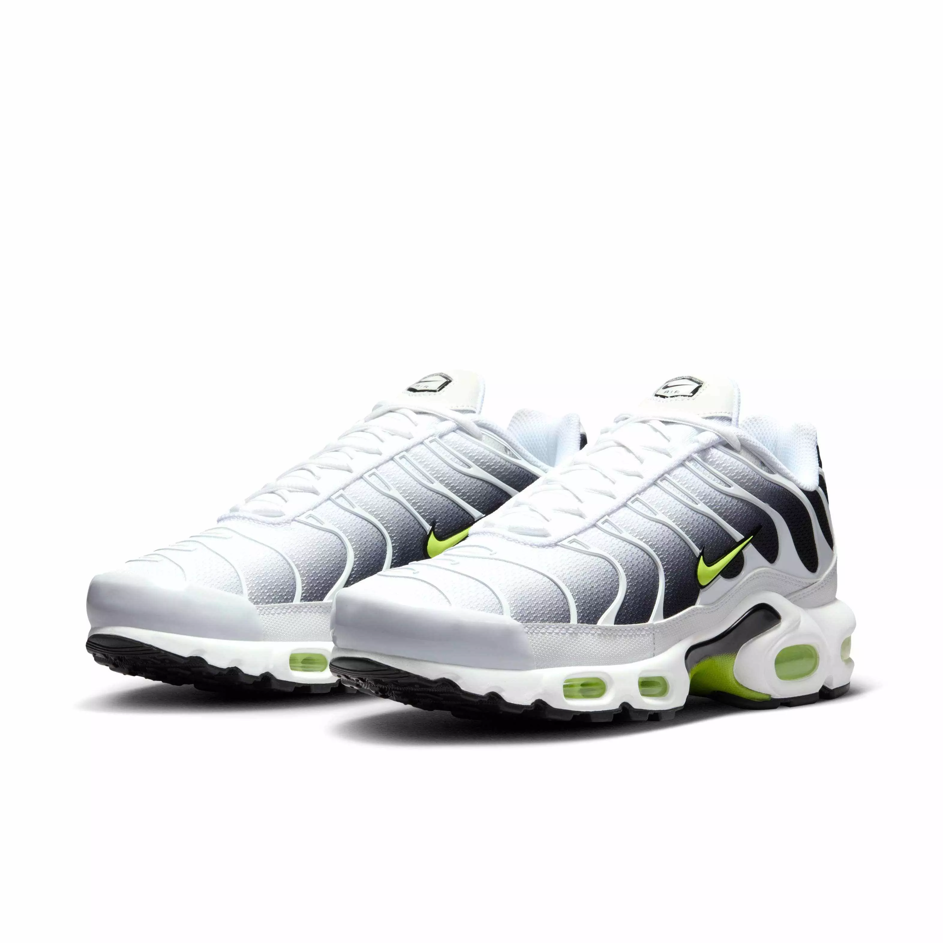 Nike Air Max Plus "White/Black/Volt" Men's Shoe - WHITE/BLACK/VOLT