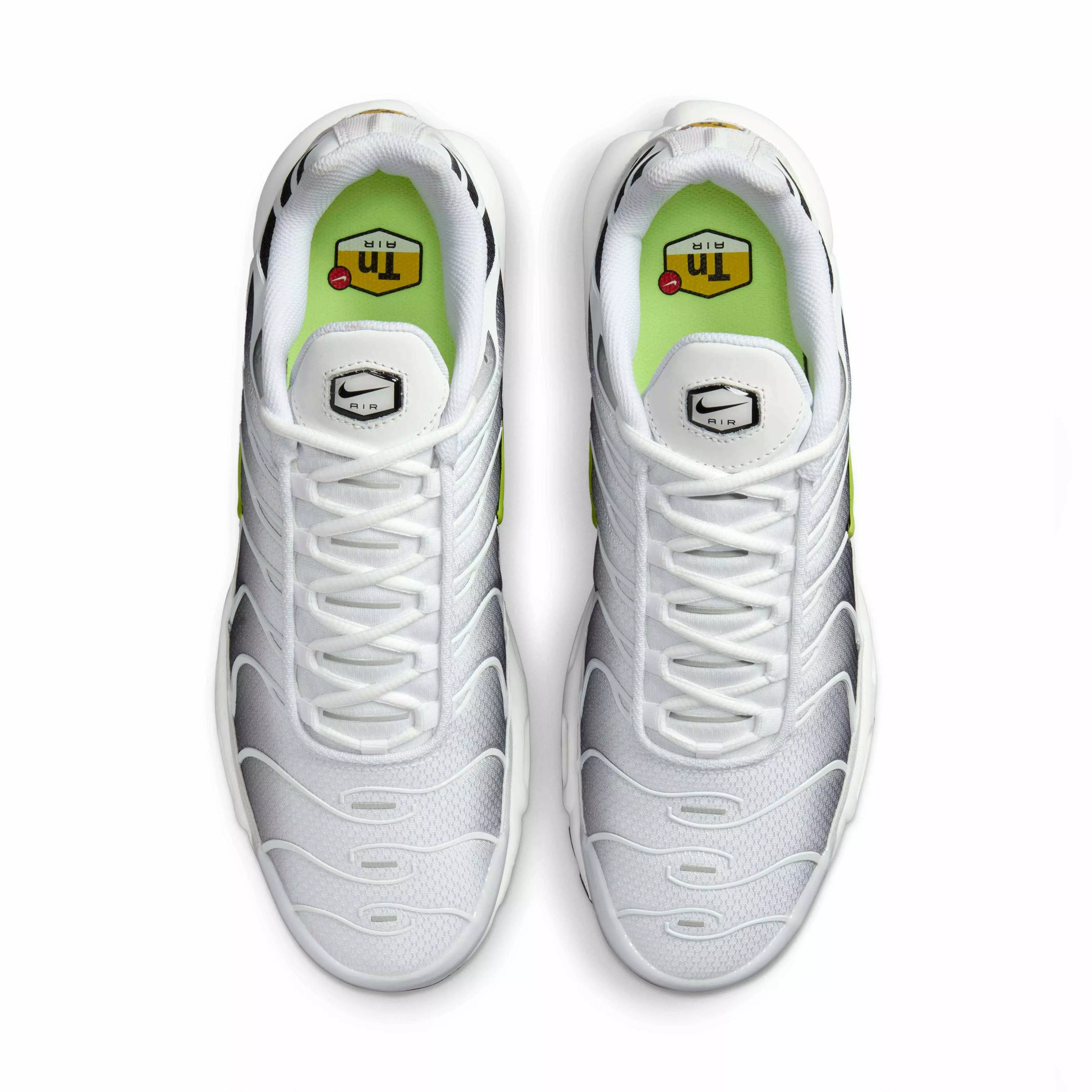 Nike Air Max Plus "White/Black/Volt" Men's Shoe - WHITE/BLACK/VOLT