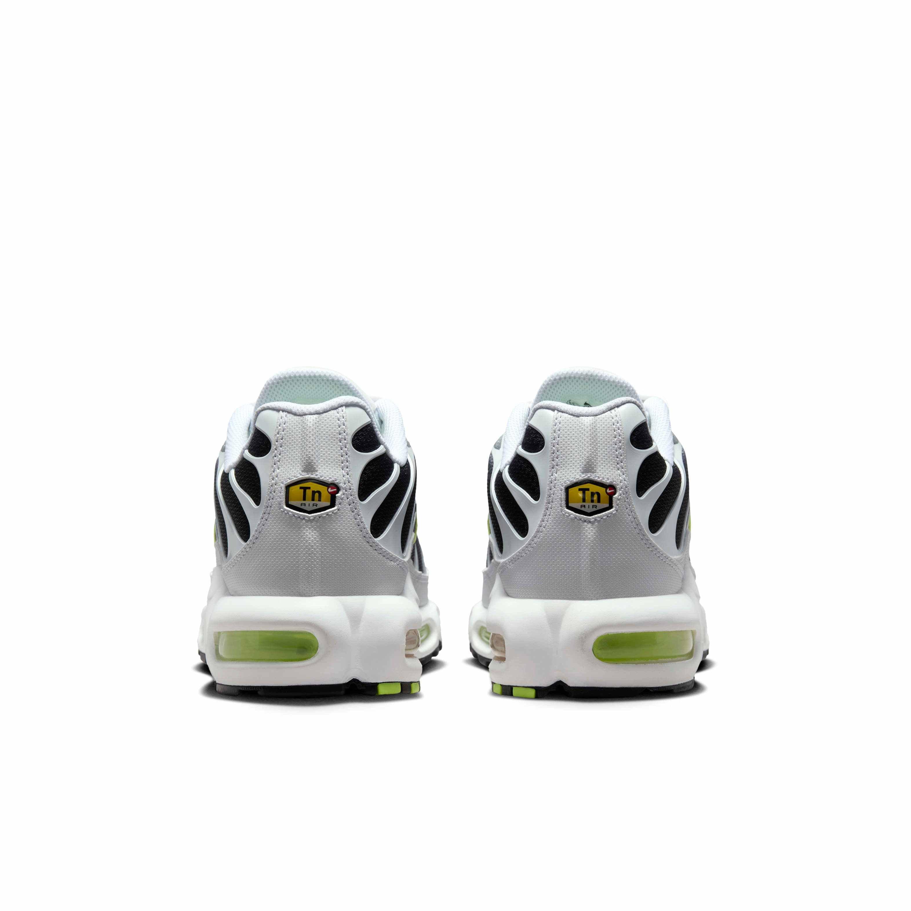 Nike Air Max Plus "White/Black/Volt" Men's Shoe - WHITE/BLACK/VOLT Thumbnail View 5