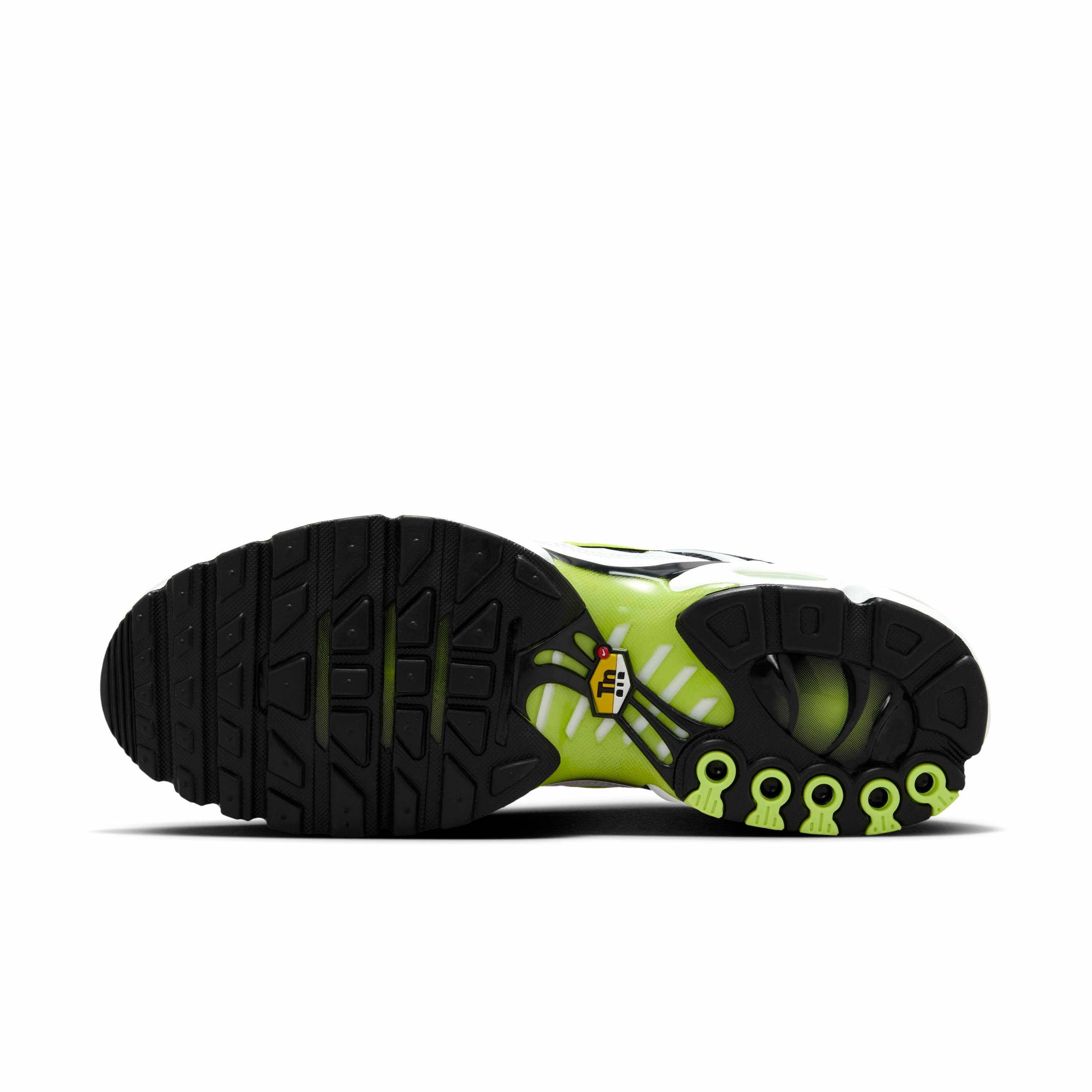 Nike Air Max Plus "White/Black/Volt" Men's Shoe - WHITE/BLACK/VOLT Thumbnail View 6