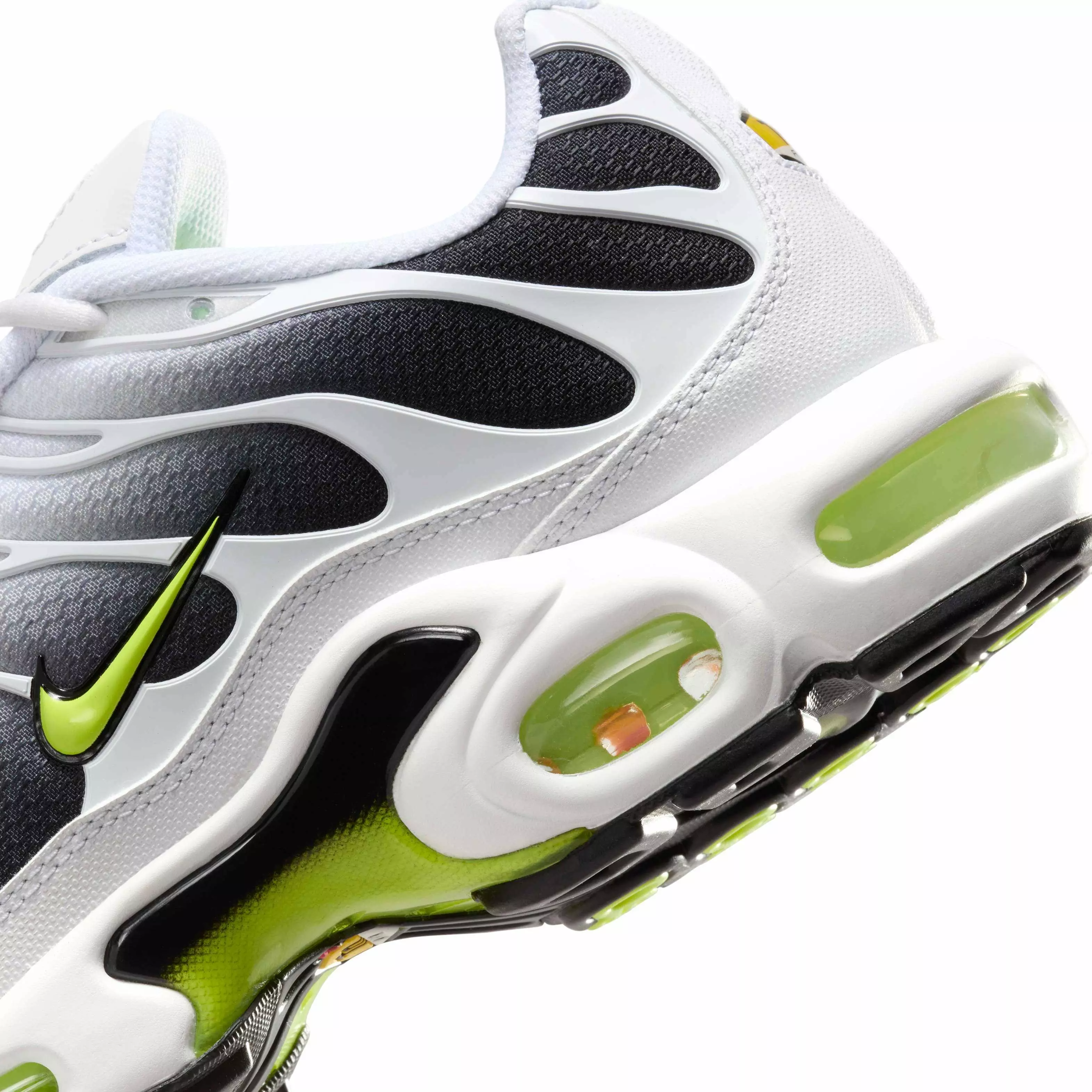Nike Air Max Plus "White/Black/Volt" Men's Shoe - WHITE/BLACK/VOLT
