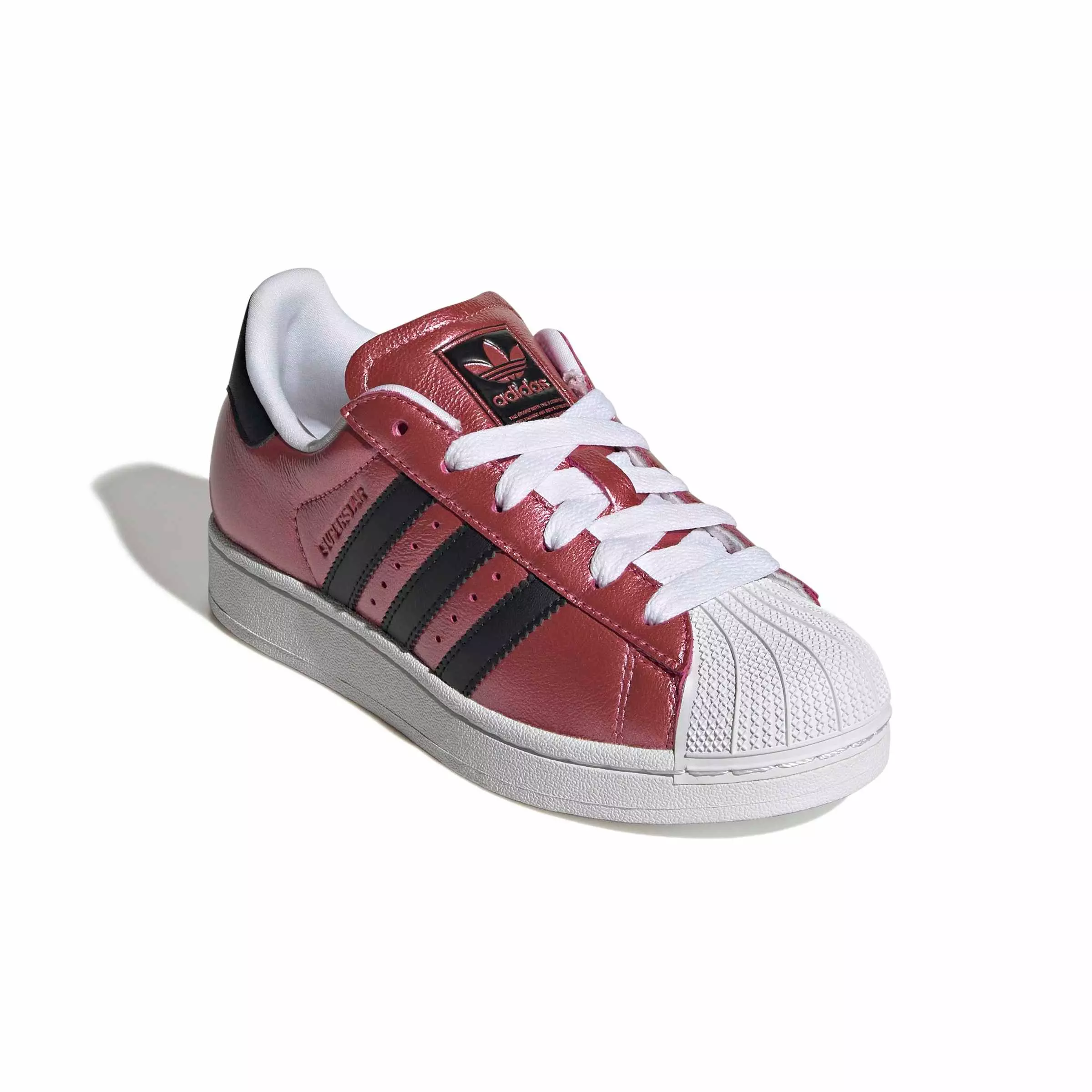 adidas Originals Superstar II "Pink Fusion/Core Black/Ftwr White" Grade School Girls' Shoe - PINK/WHITE/BLACK