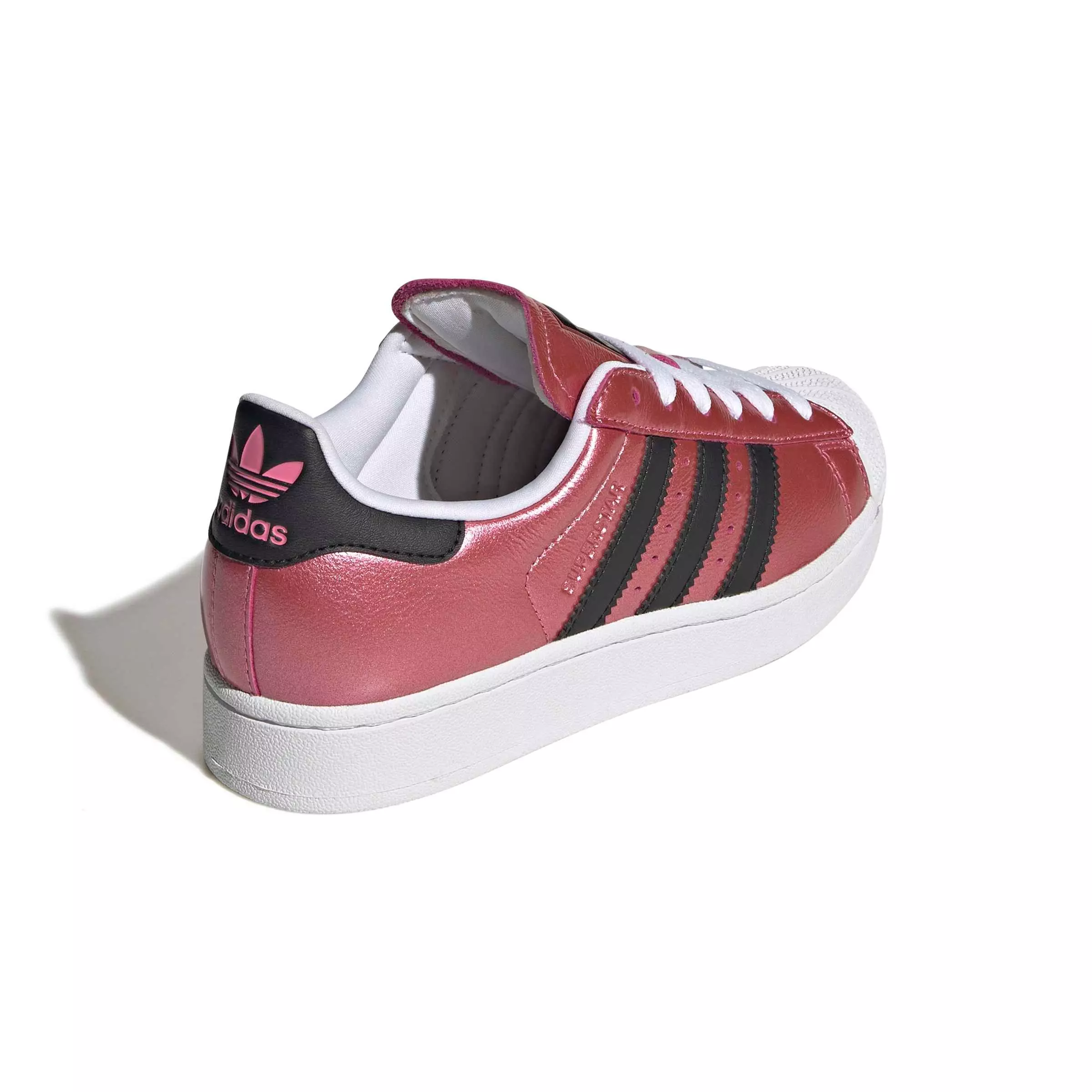 adidas Originals Superstar II "Pink Fusion/Core Black/Ftwr White" Grade School Girls' Shoe - PINK/WHITE/BLACK