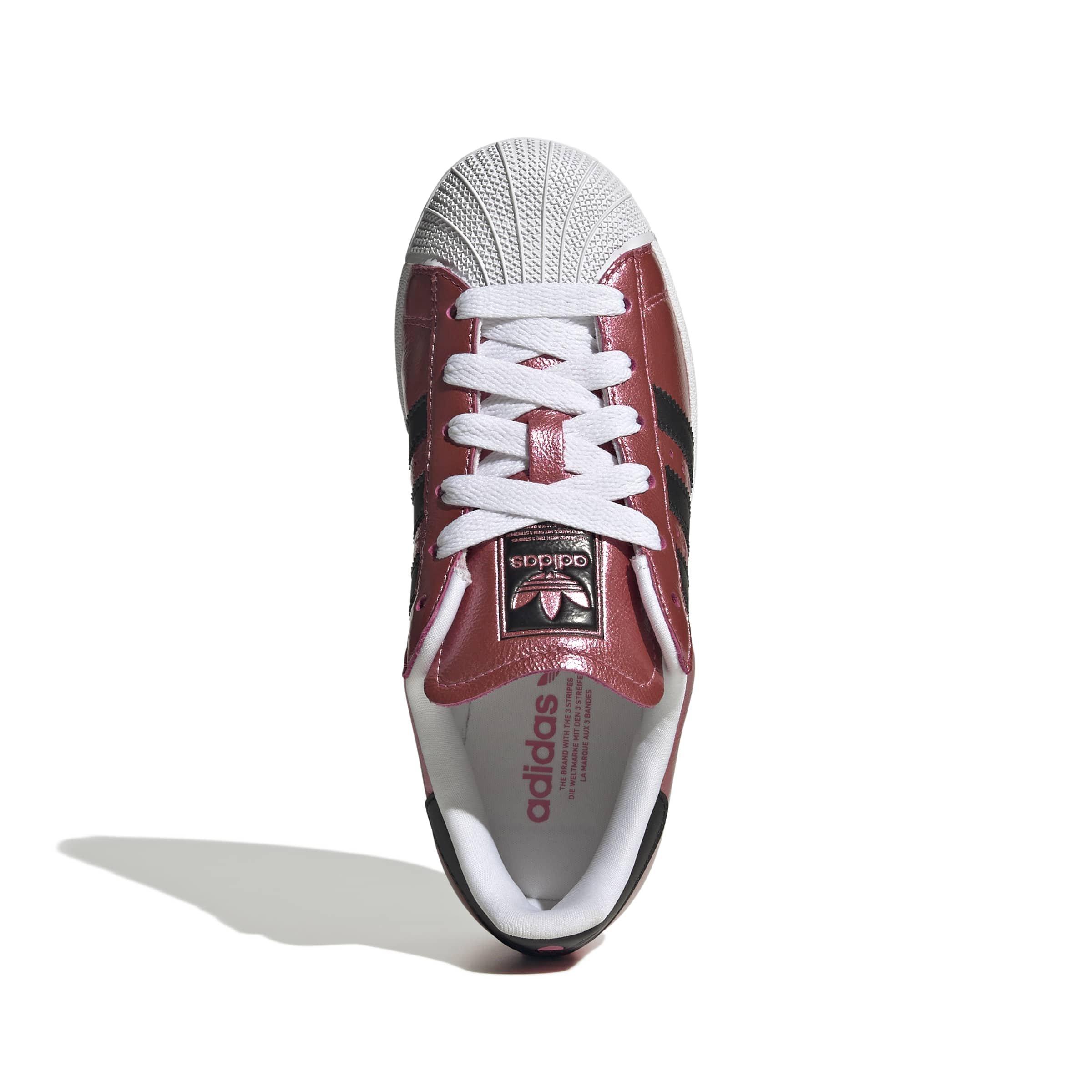 adidas Originals Superstar II "Pink Fusion/Core Black/Ftwr White" Grade School Girls' Shoe - PINK/WHITE/BLACK Thumbnail View 5