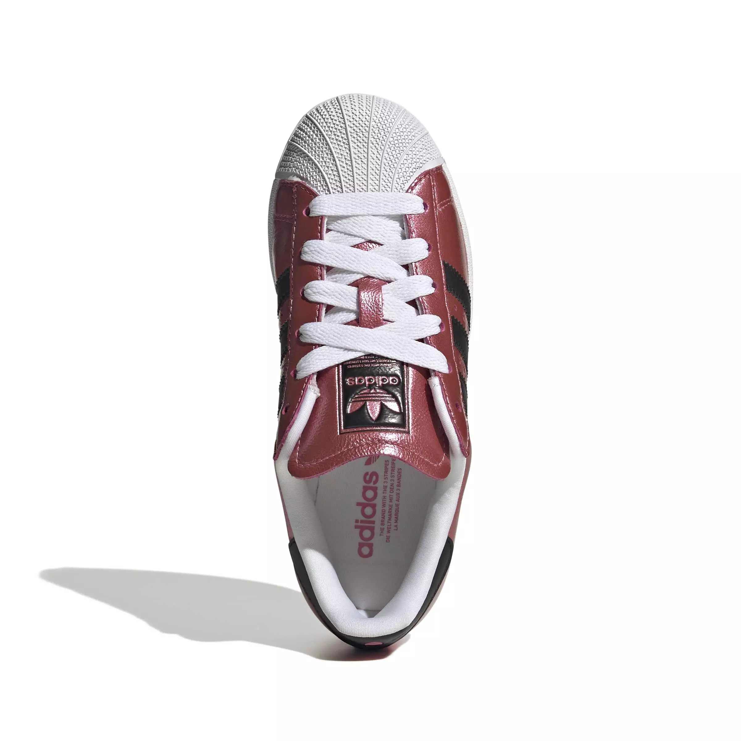 adidas Originals Superstar II "Pink Fusion/Core Black/Ftwr White" Grade School Girls' Shoe - PINK/WHITE/BLACK