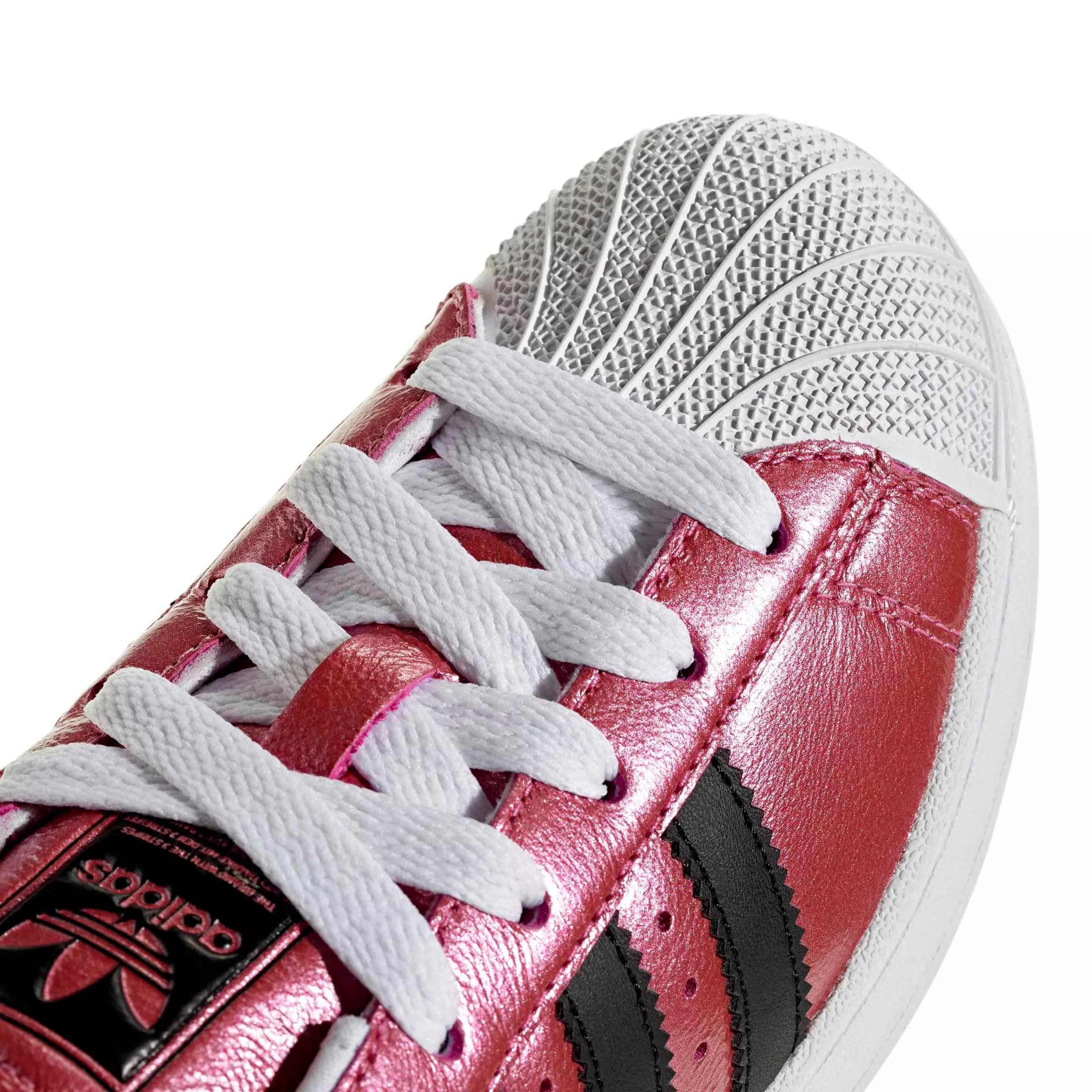 adidas Originals Superstar II "Pink Fusion/Core Black/Ftwr White" Grade School Girls' Shoe - PINK/WHITE/BLACK