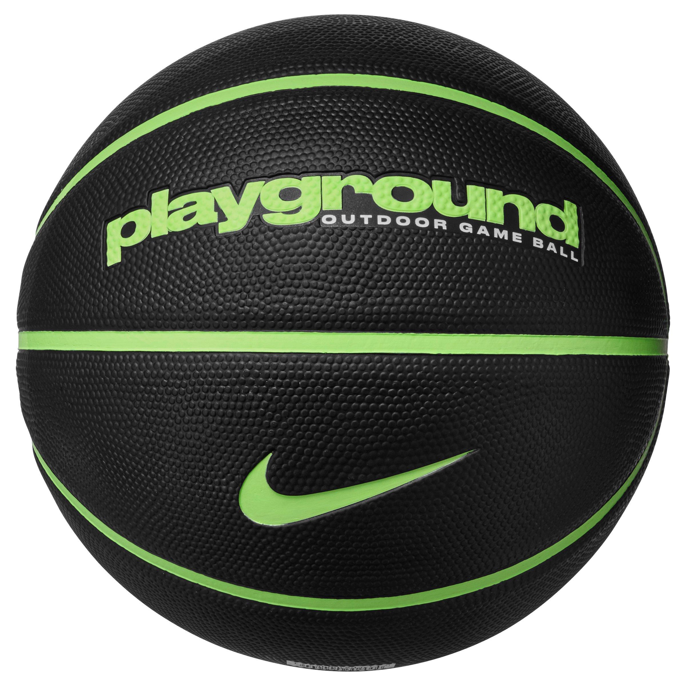 Nike Everyday Playground 8P Graphic Basketball - Black/Lime - BLACK/LIME Thumbnail View 2