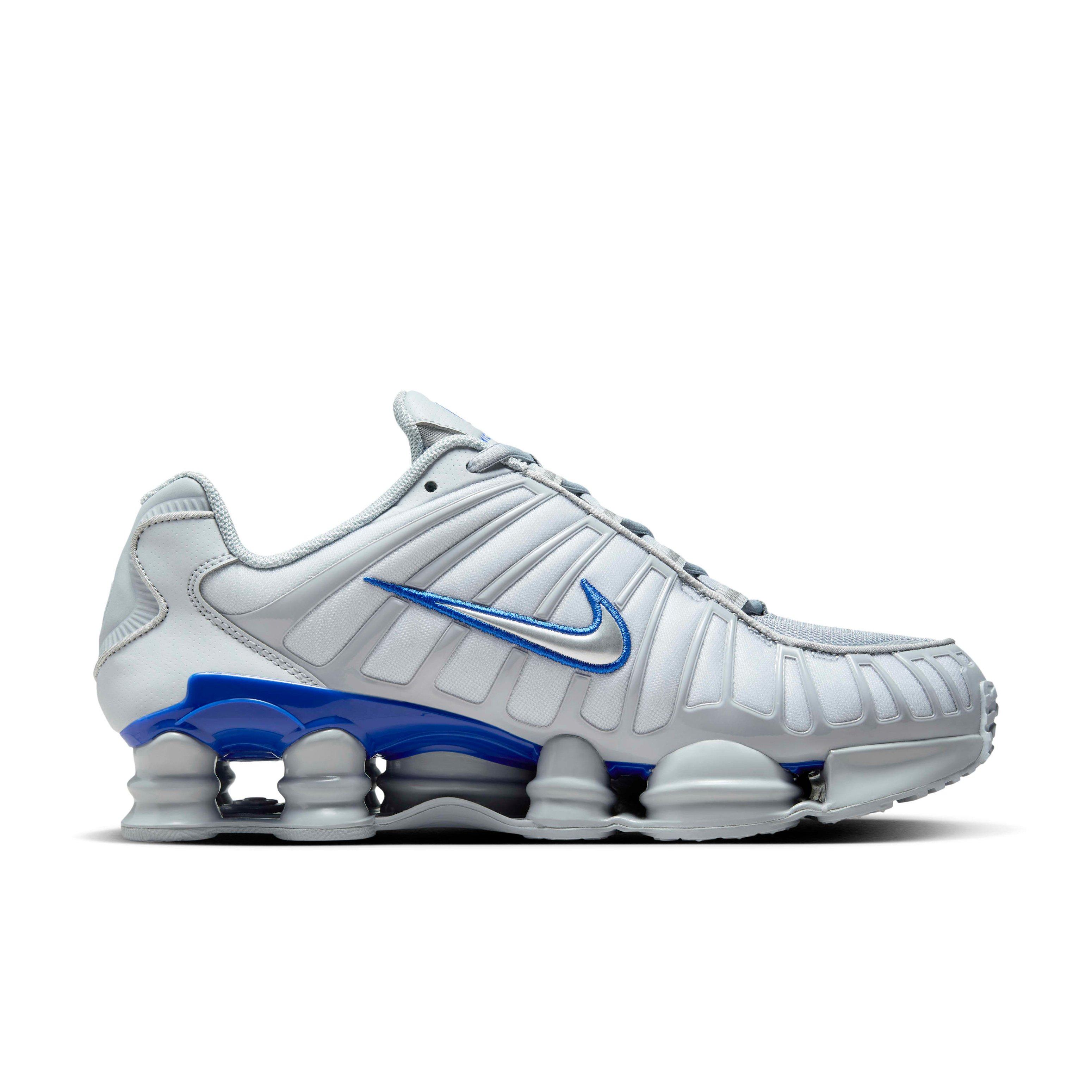 Nike Shox TL "Wolf Grey/Racer Blue/Metallic Silver" Men's Shoe - GREY/BLUE/SILVER Thumbnail View 1