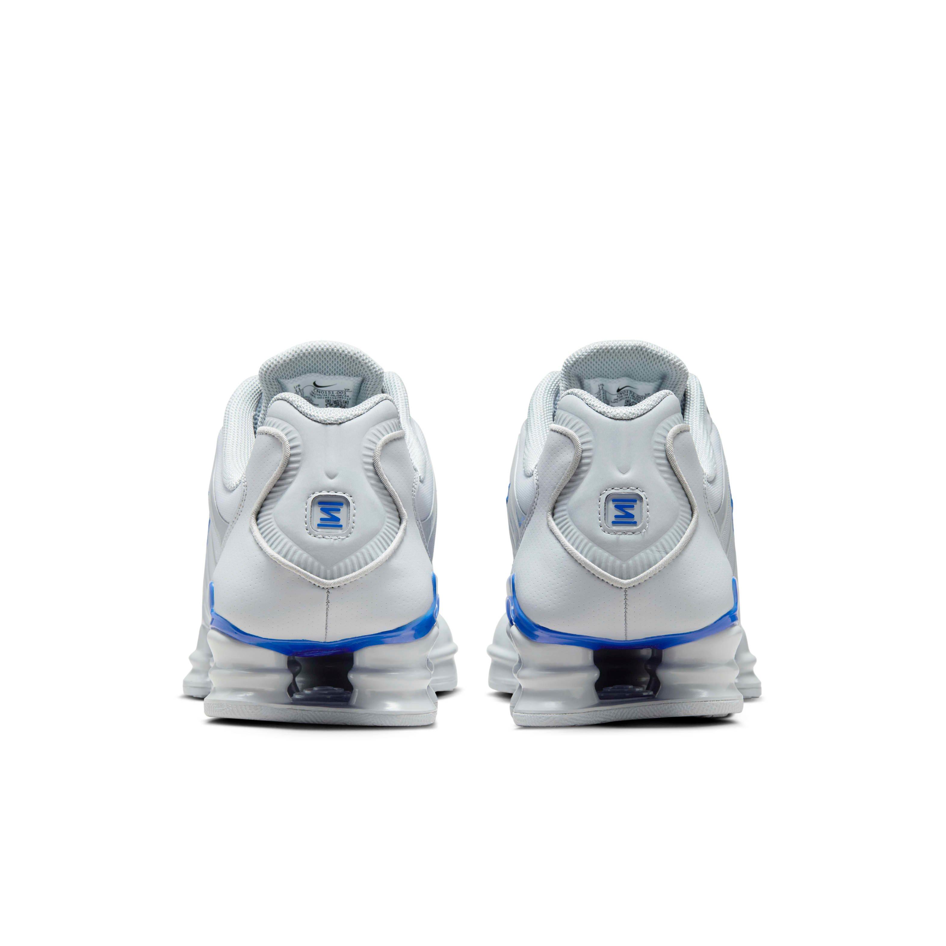 Nike Shox TL "Wolf Grey/Racer Blue/Metallic Silver" Men's Shoe - GREY/BLUE/SILVER Thumbnail View 5