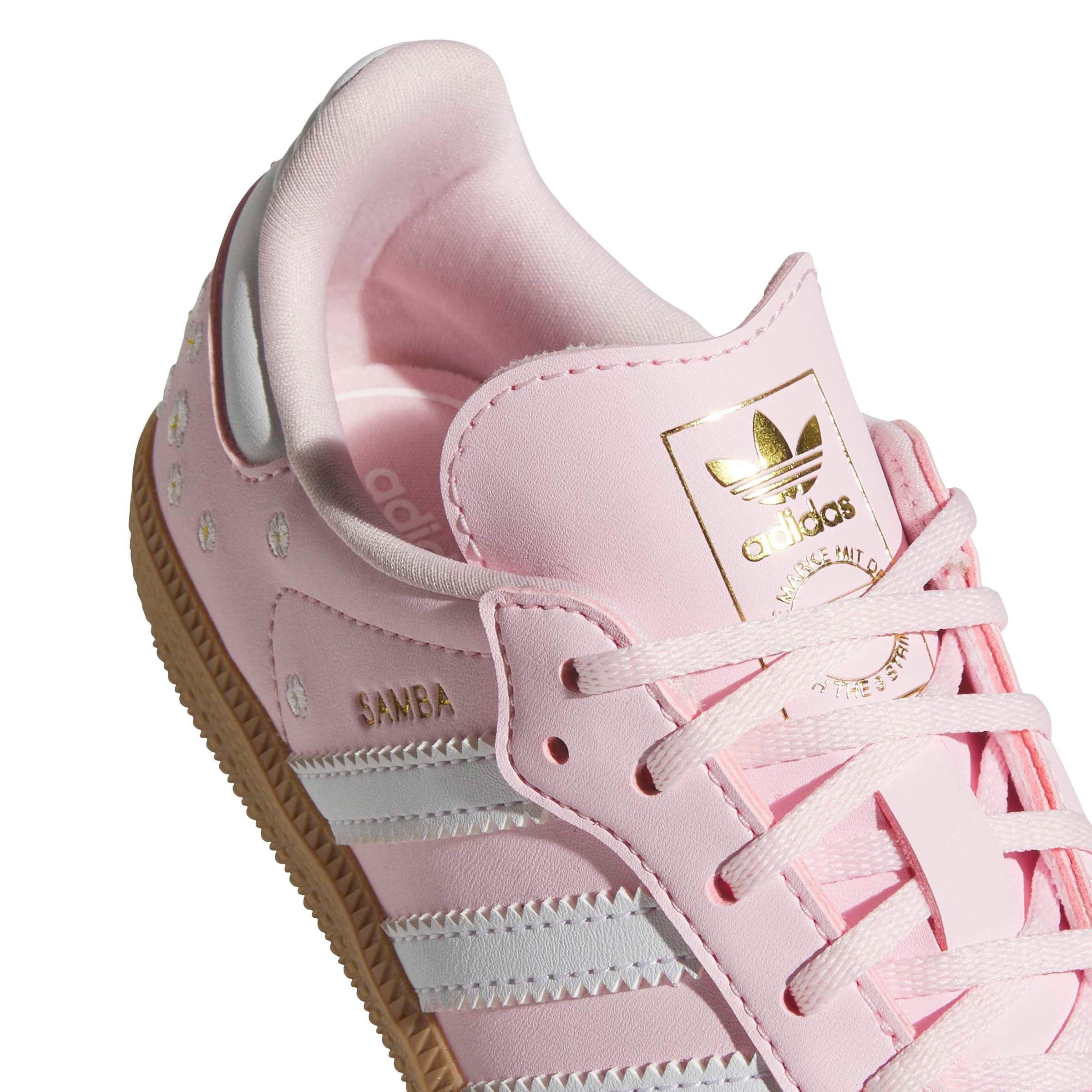 adidas Originals Samba OG "Clear Pink/Ftwr White/Gum 3" Preschool Girls' Shoe - PINK/WHITE/GUM Thumbnail View 7