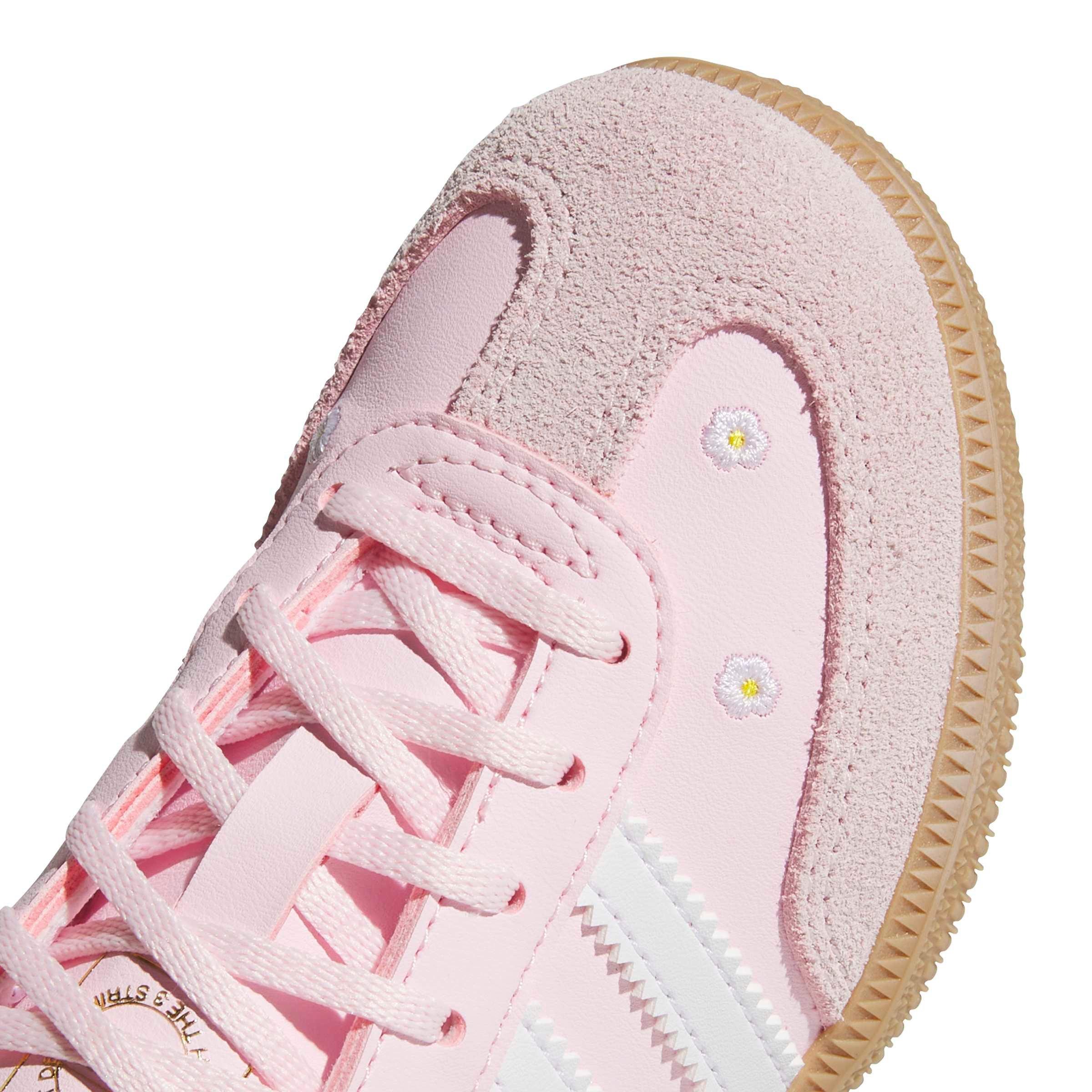 adidas Originals Samba OG "Clear Pink/Ftwr White/Gum 3" Preschool Girls' Shoe - PINK/WHITE/GUM Thumbnail View 8