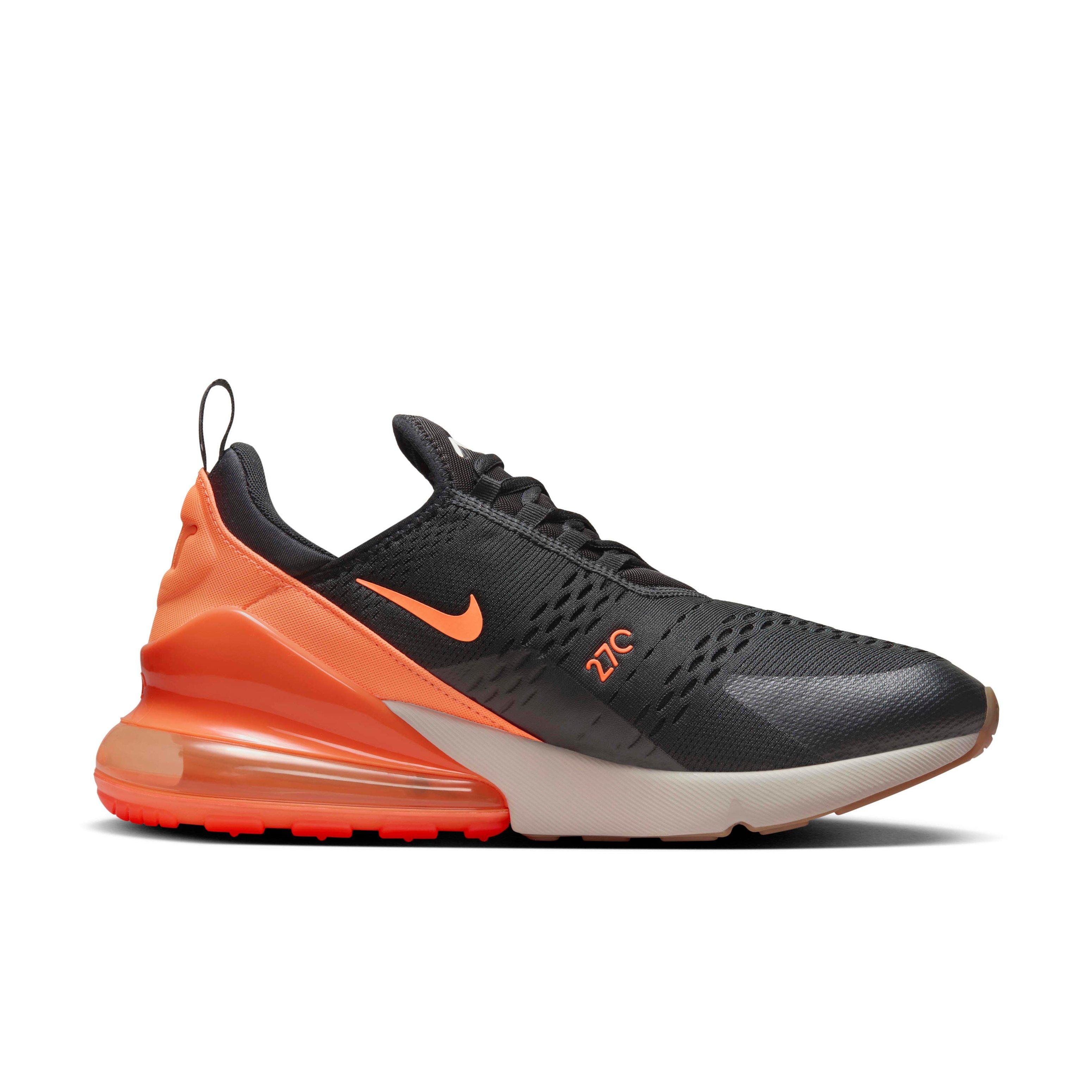 Nike Air Max 270 Black Bright Crimson Phantom Total Orange Men s Shoe Hibbett