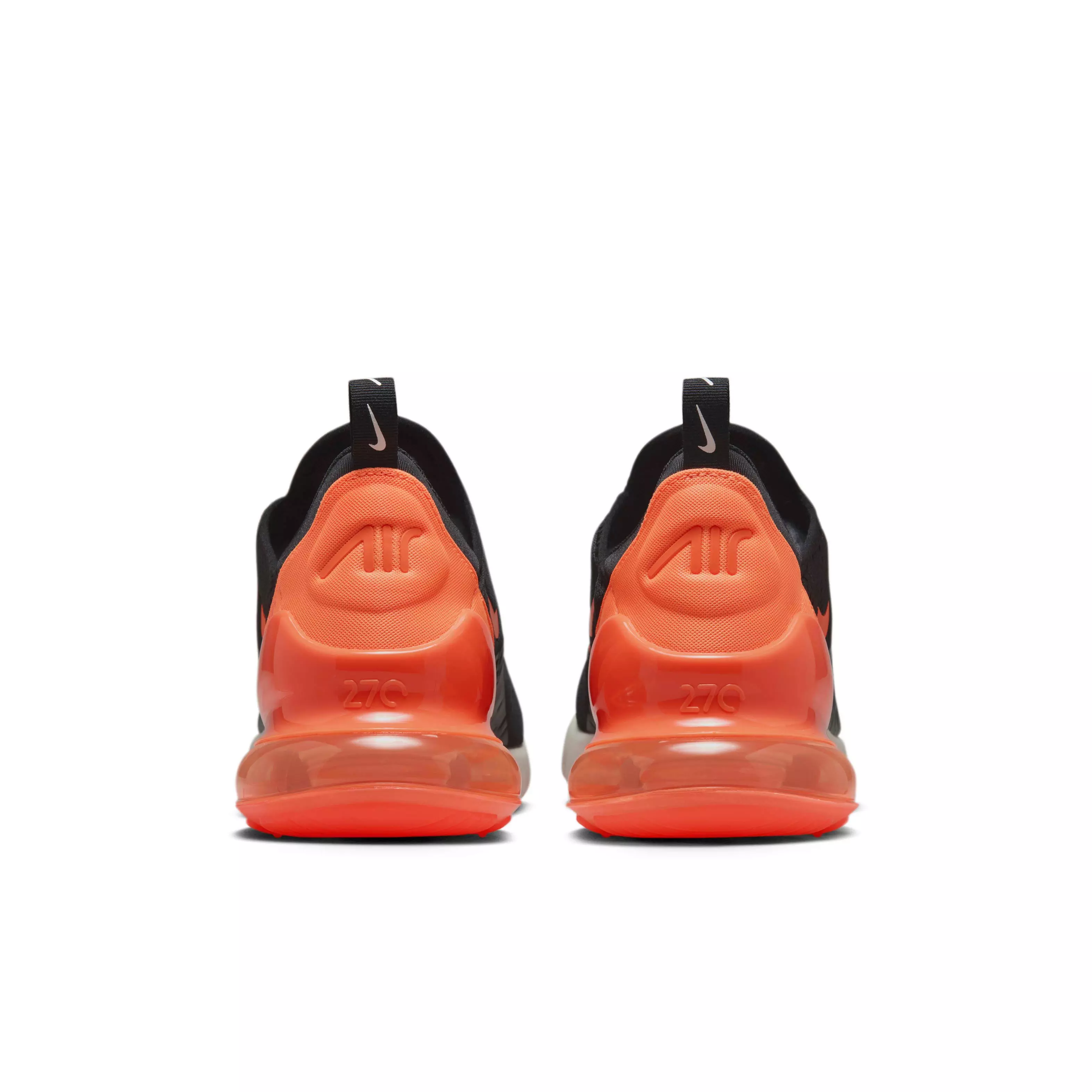 Nike Air Max 270 "Black/Bright Crimson/Phantom/Total Orange" Men's Shoe - BLACK/CRIMSON/PHANTOM/ORANGE
